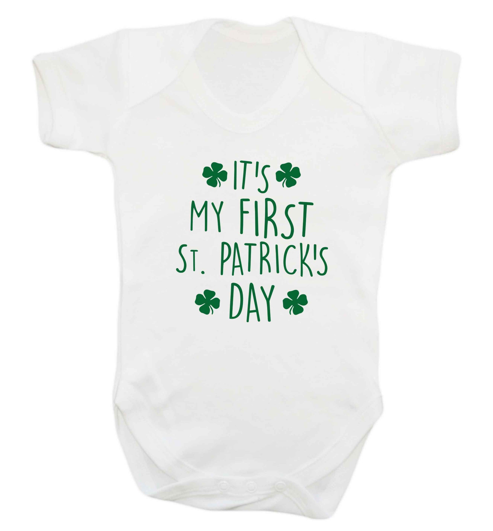 It's my first St.Patrick's day baby vest white 18-24 months