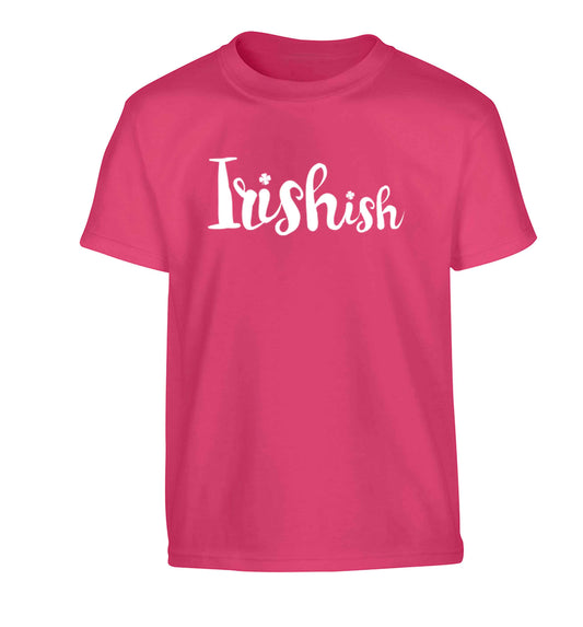Irishish Children's pink Tshirt 12-13 Years