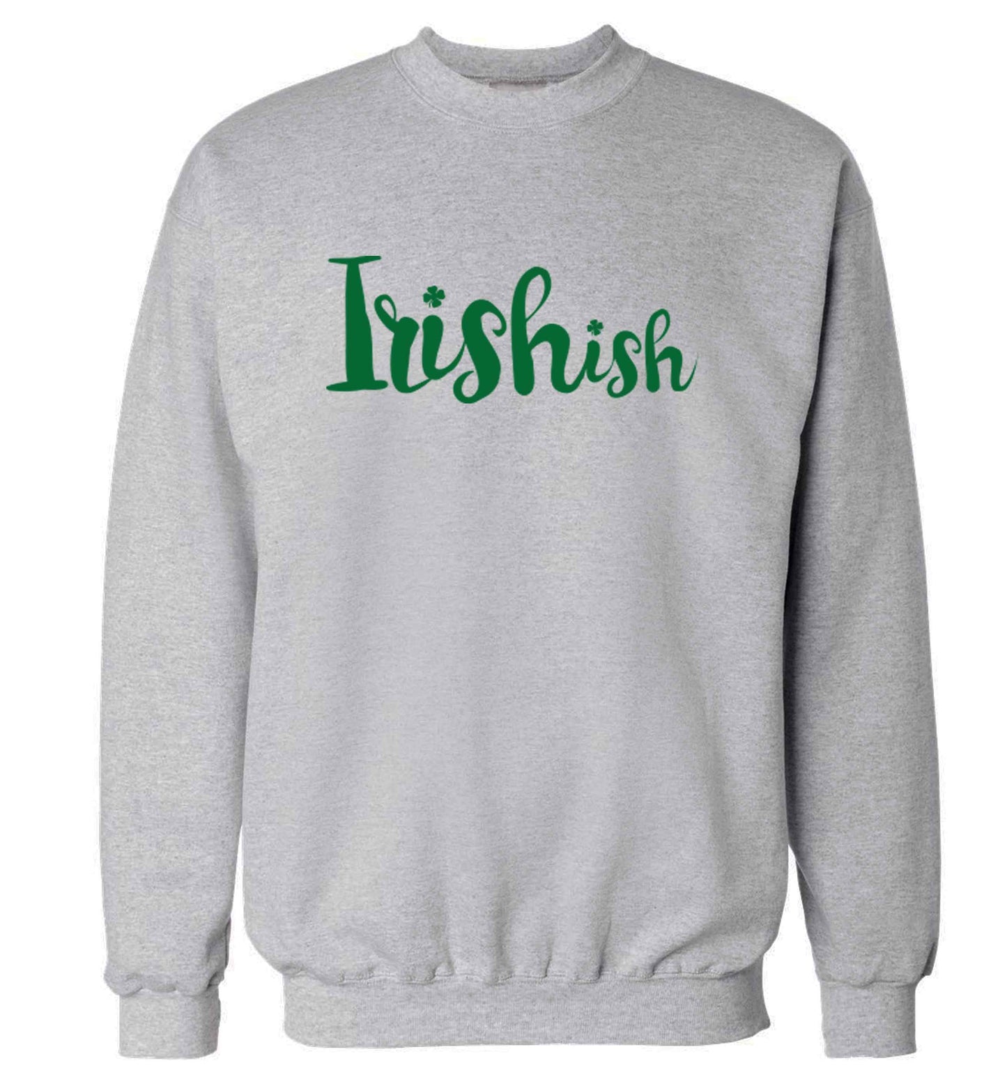 Irishish adult's unisex grey sweater 2XL