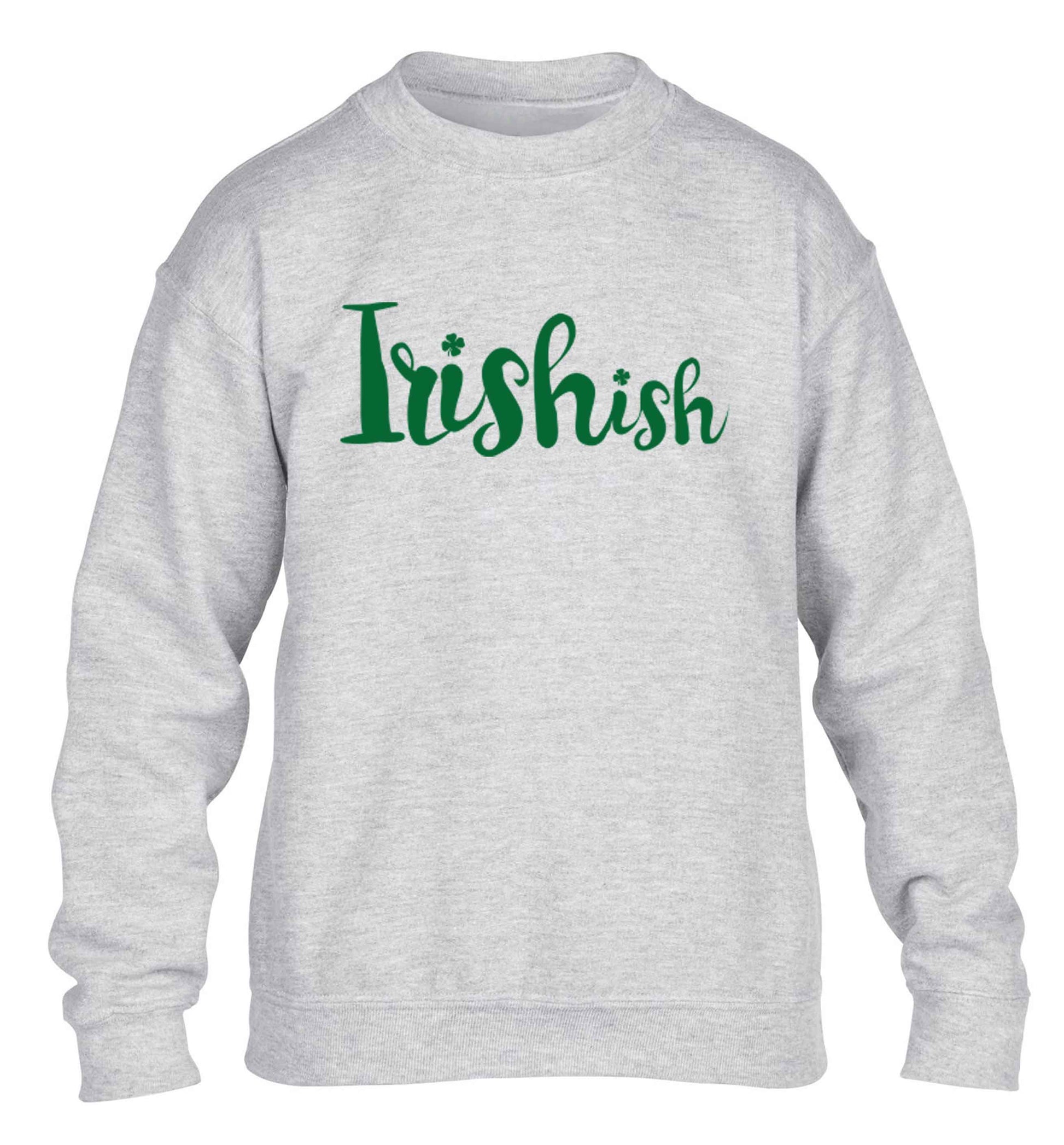 Irishish children's grey sweater 12-13 Years