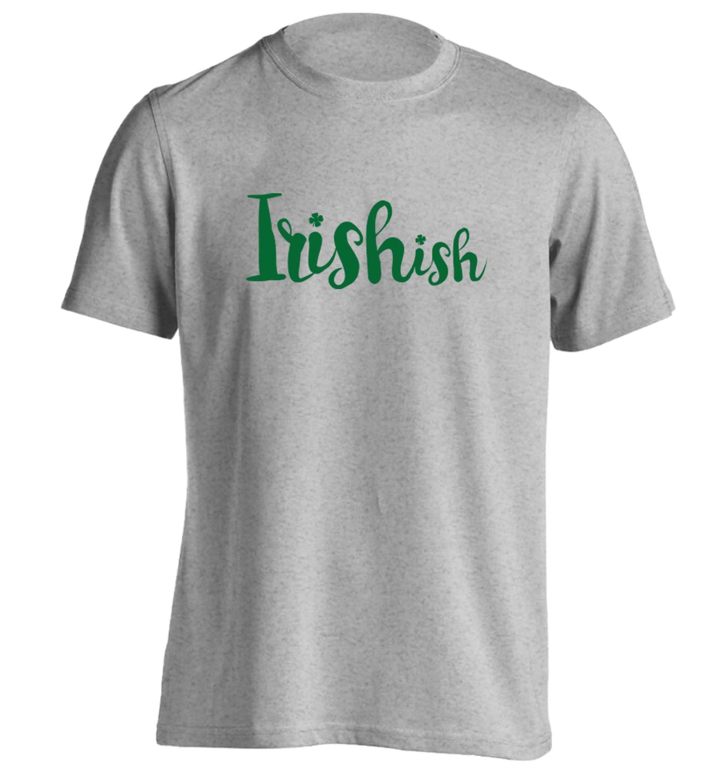 Irishish adults unisex grey Tshirt 2XL