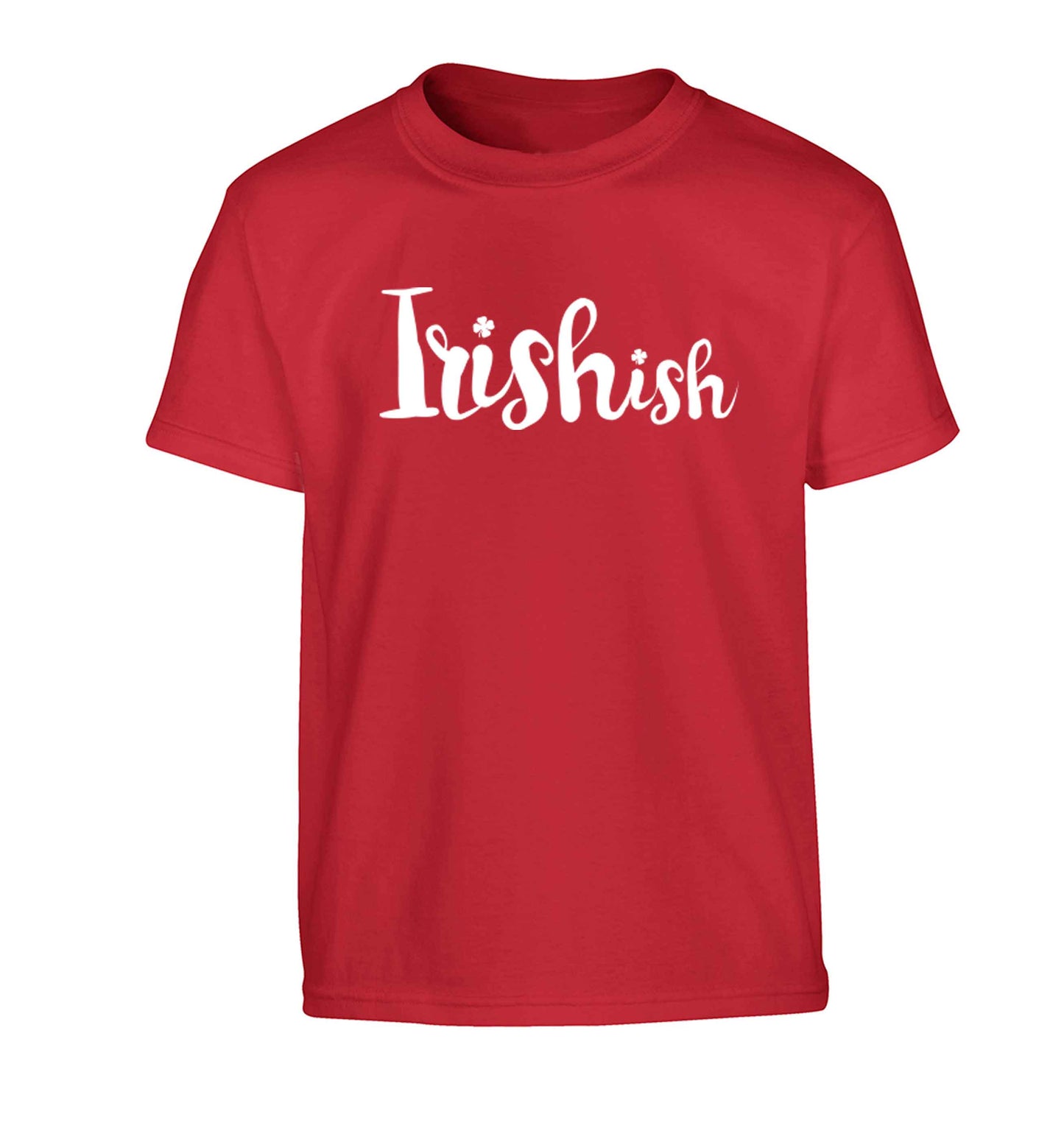 Irishish Children's red Tshirt 12-13 Years