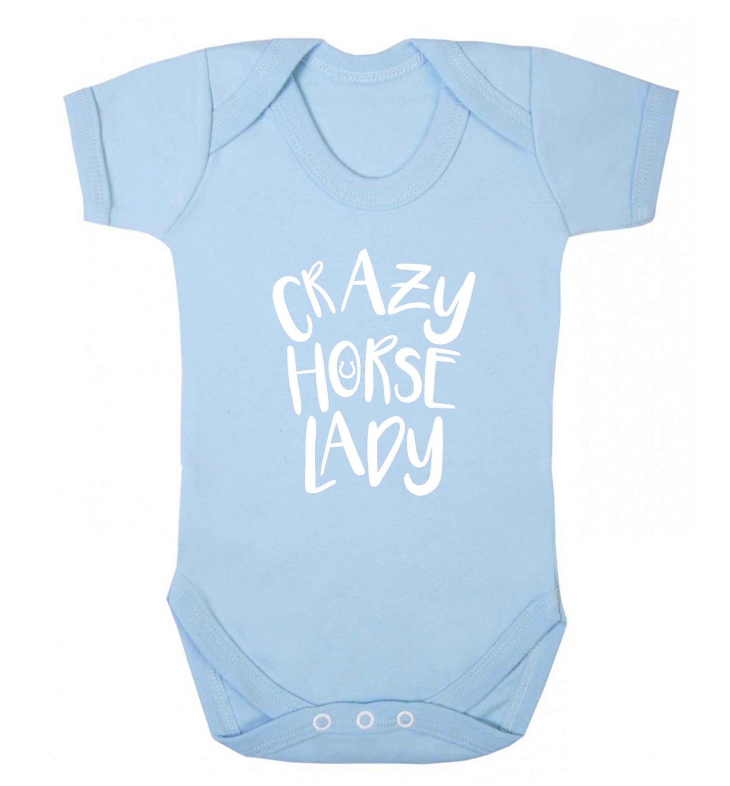 Crazy horse lady baby vest pale blue 18-24 months
