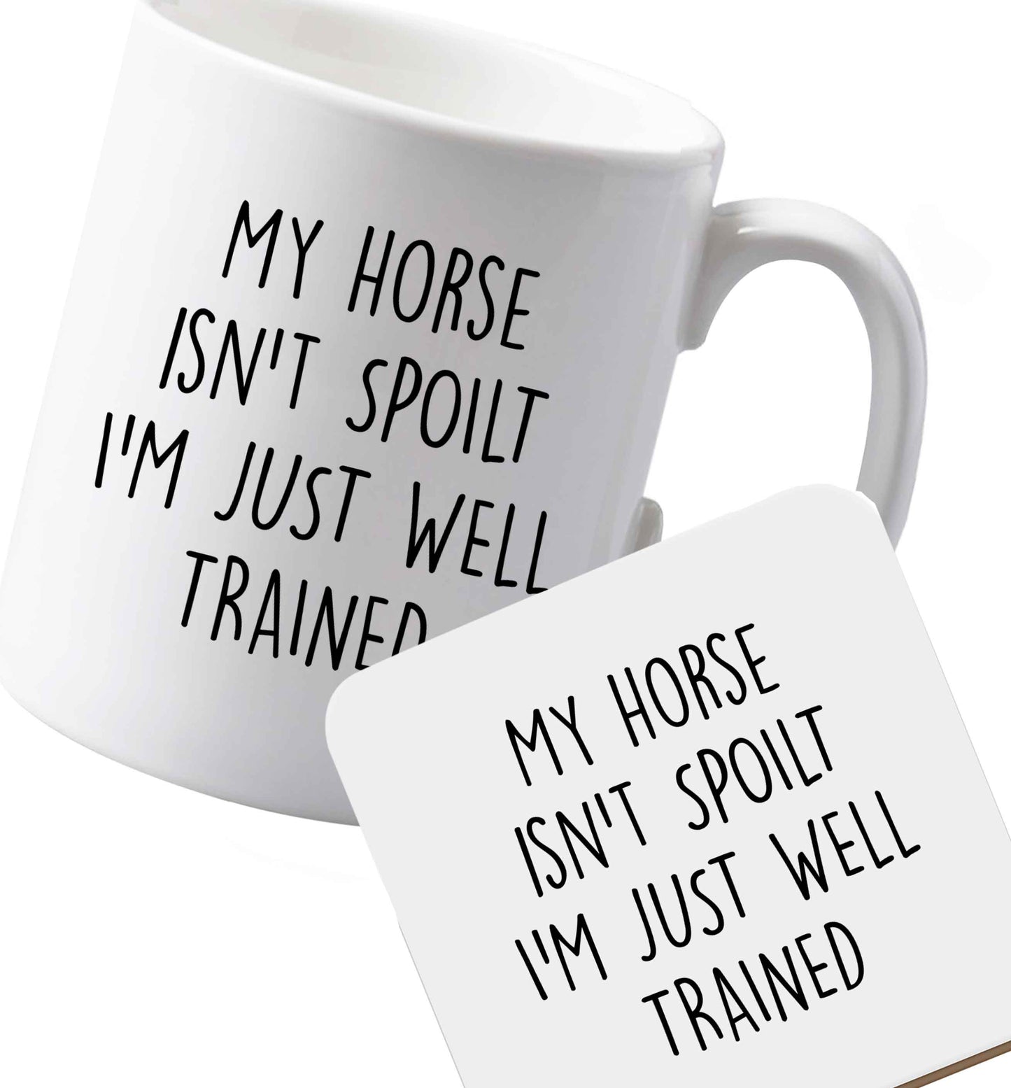 10 oz Ceramic mug and coaster Favourite Type Pan Pancake both sides