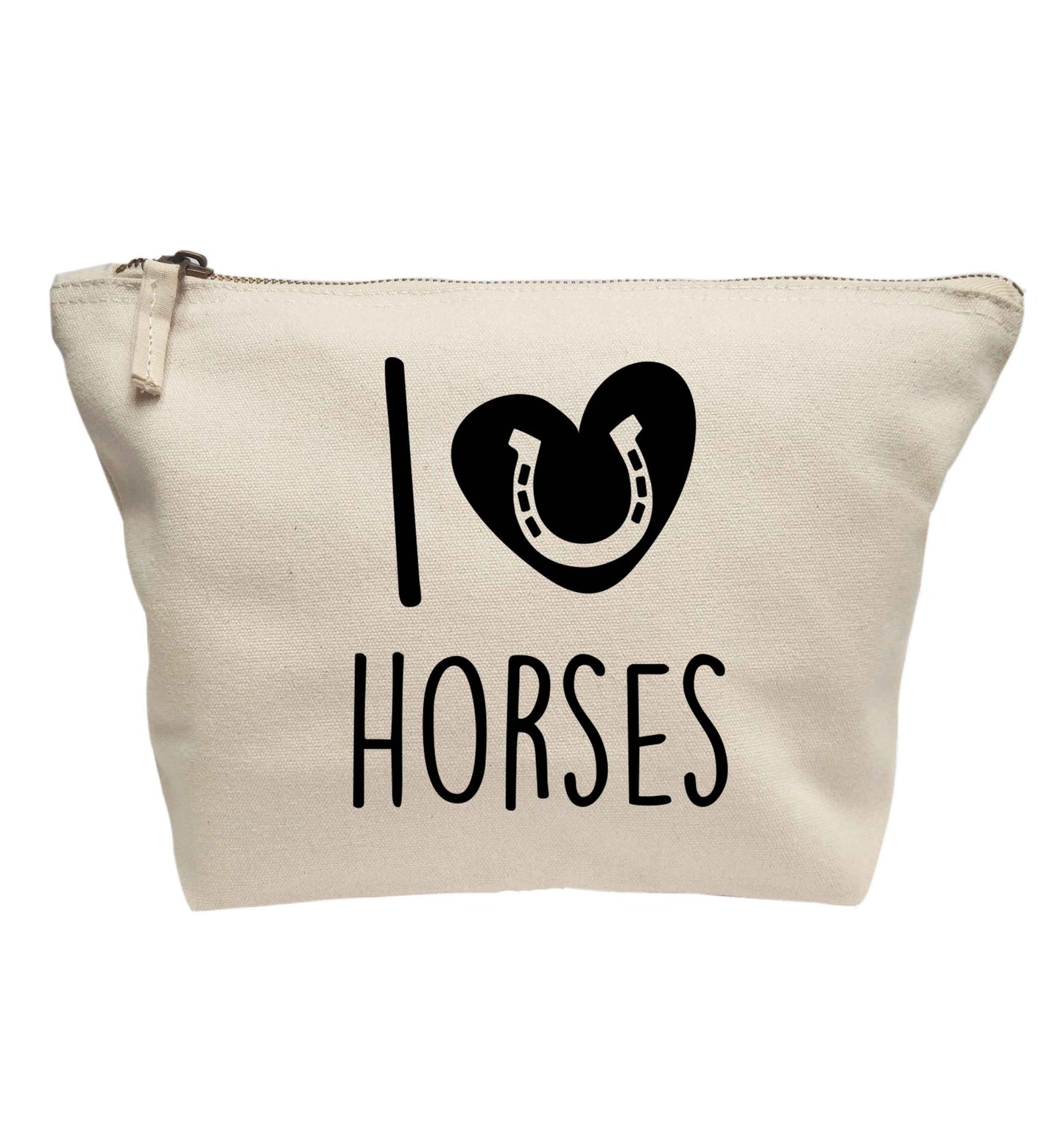 I love horses | Makeup / wash bag