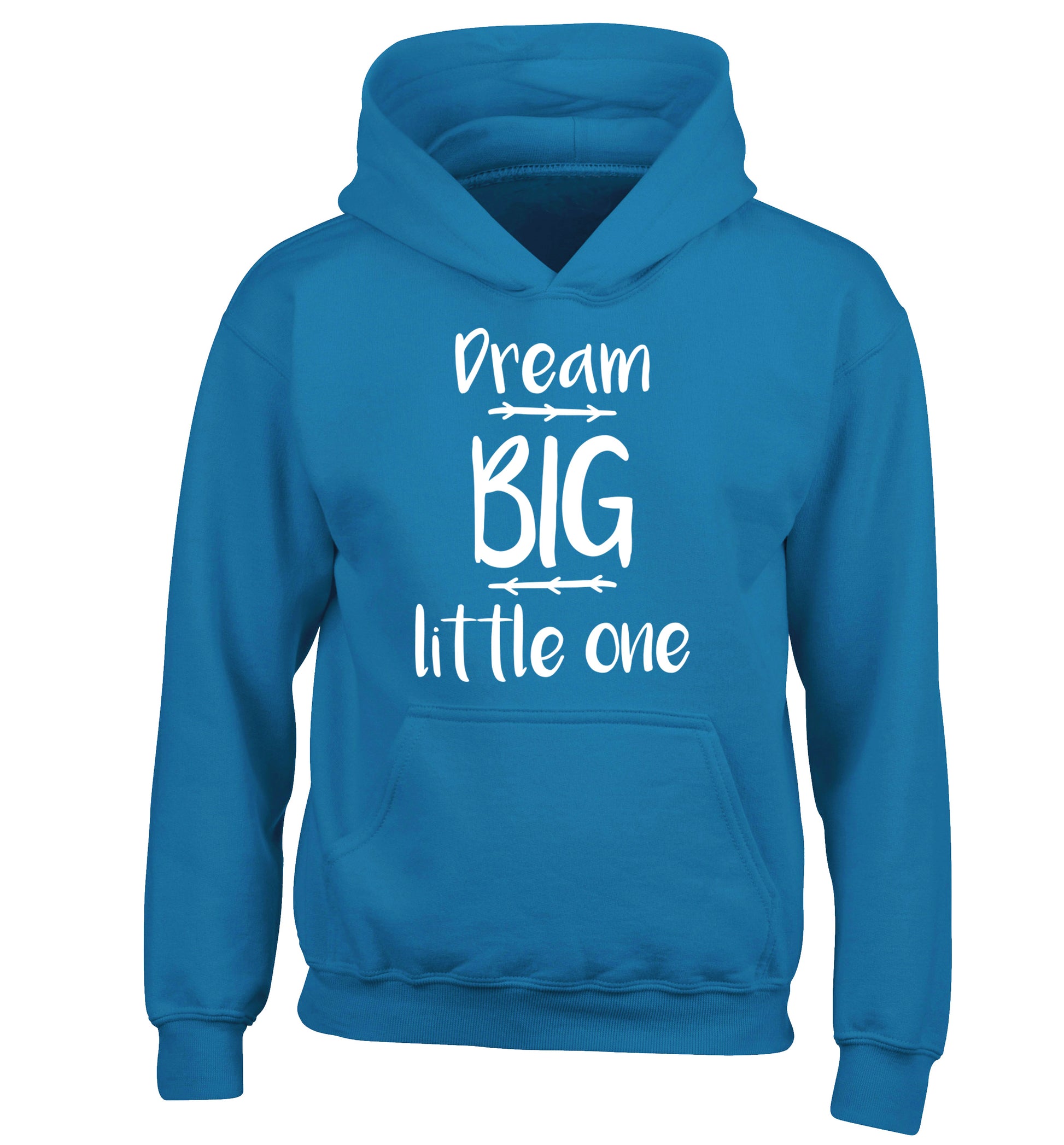 Dream big little one children's blue hoodie 12-14 Years