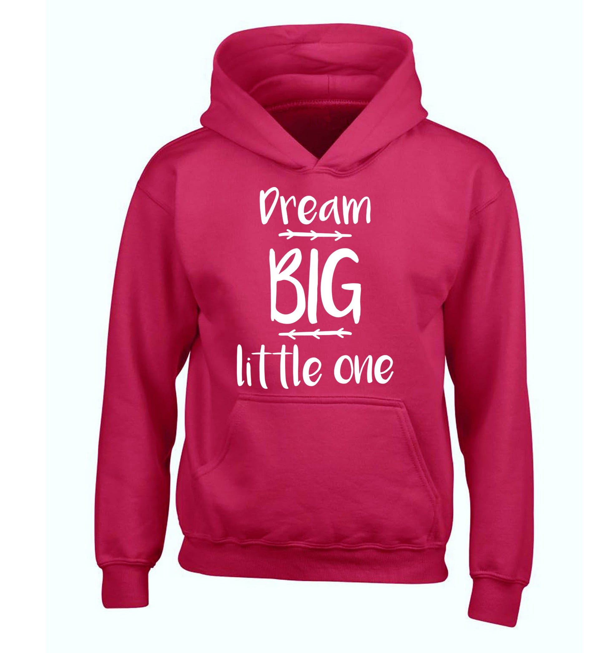 Dream big little one children's pink hoodie 12-14 Years
