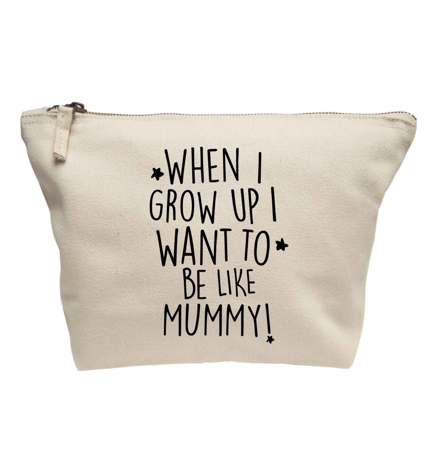 When I grow up I want to be like my mummy | Makeup / wash bag