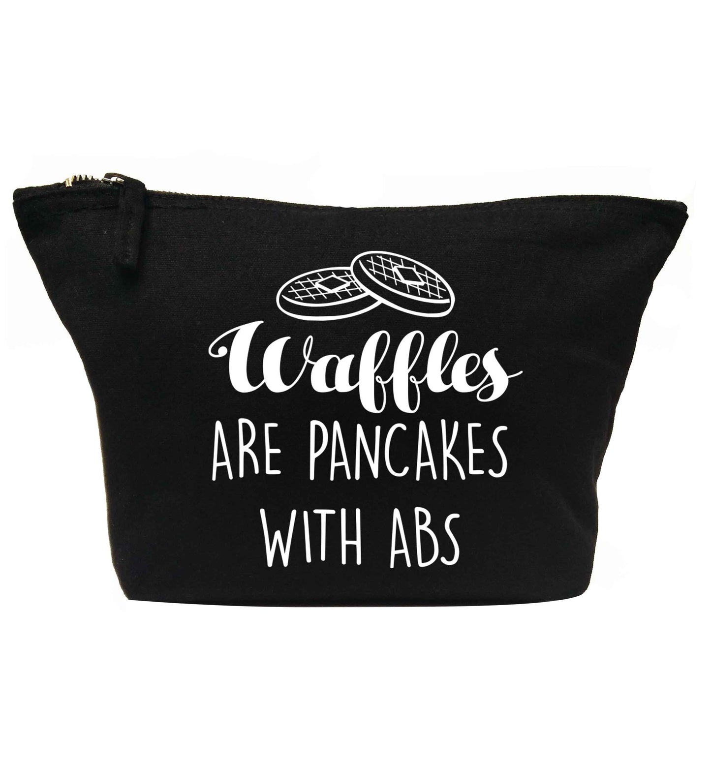 Waffles are just pancakes with abs | Makeup / wash bag