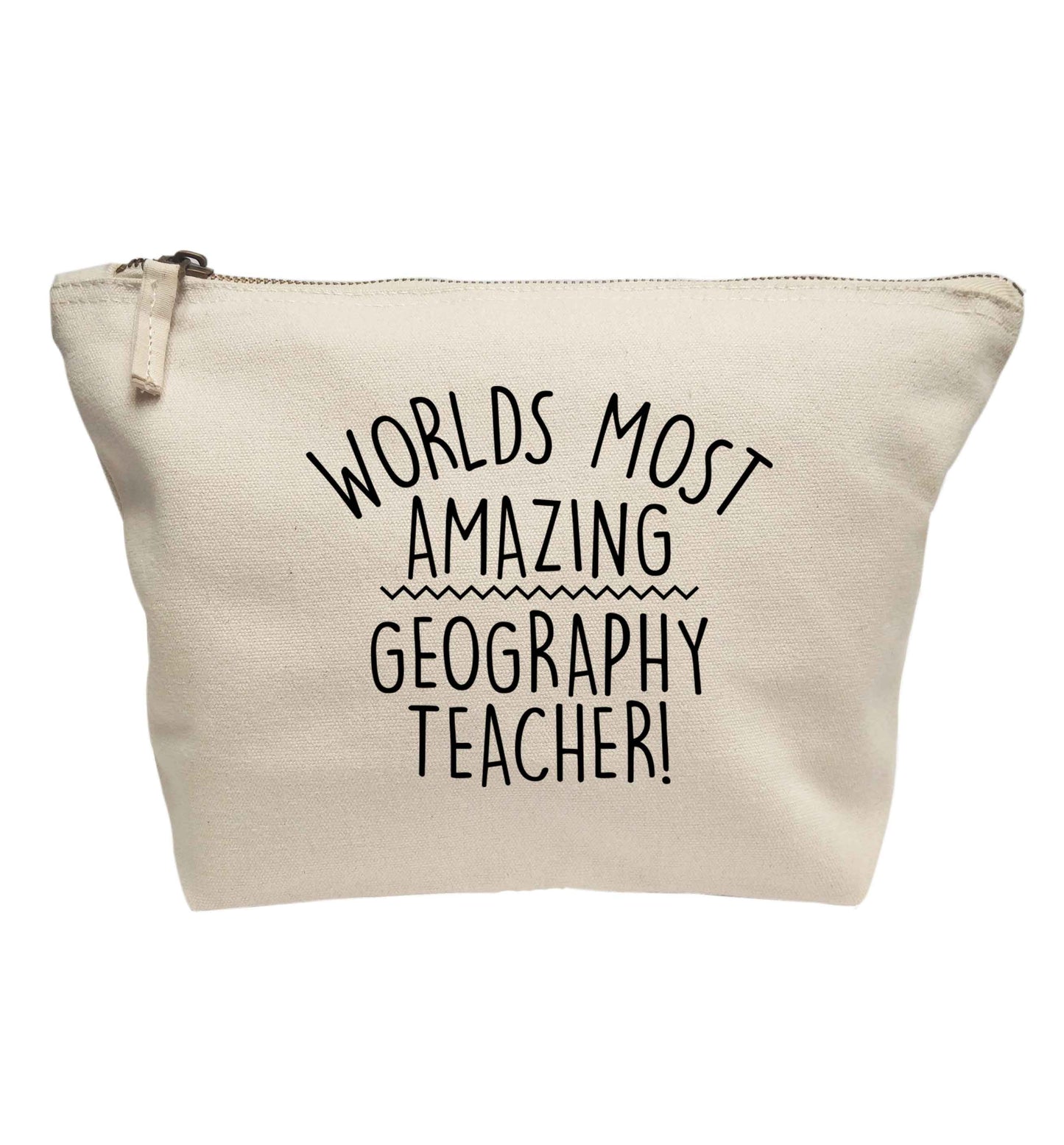 Worlds most amazing geography teacher | Makeup / wash bag