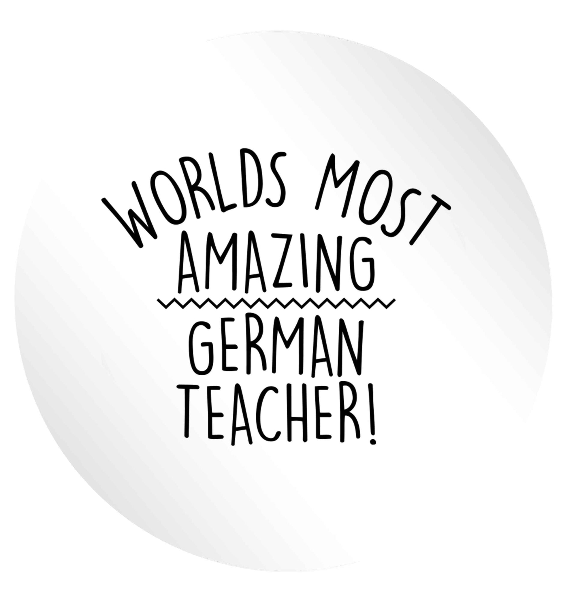 Worlds most amazing German teacher 24 @ 45mm matt circle stickers