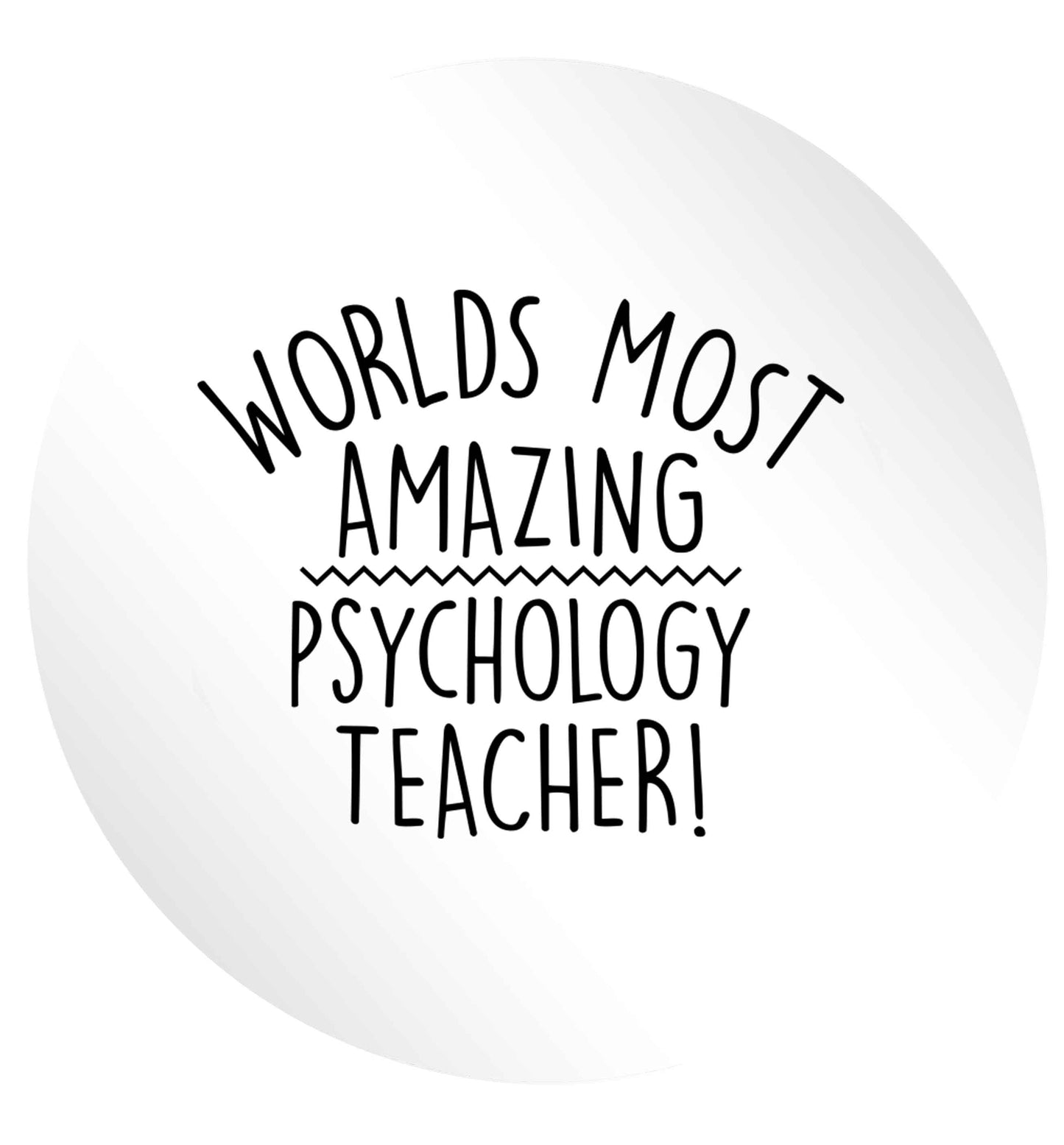 Worlds most amazing psychology teacher 24 @ 45mm matt circle stickers