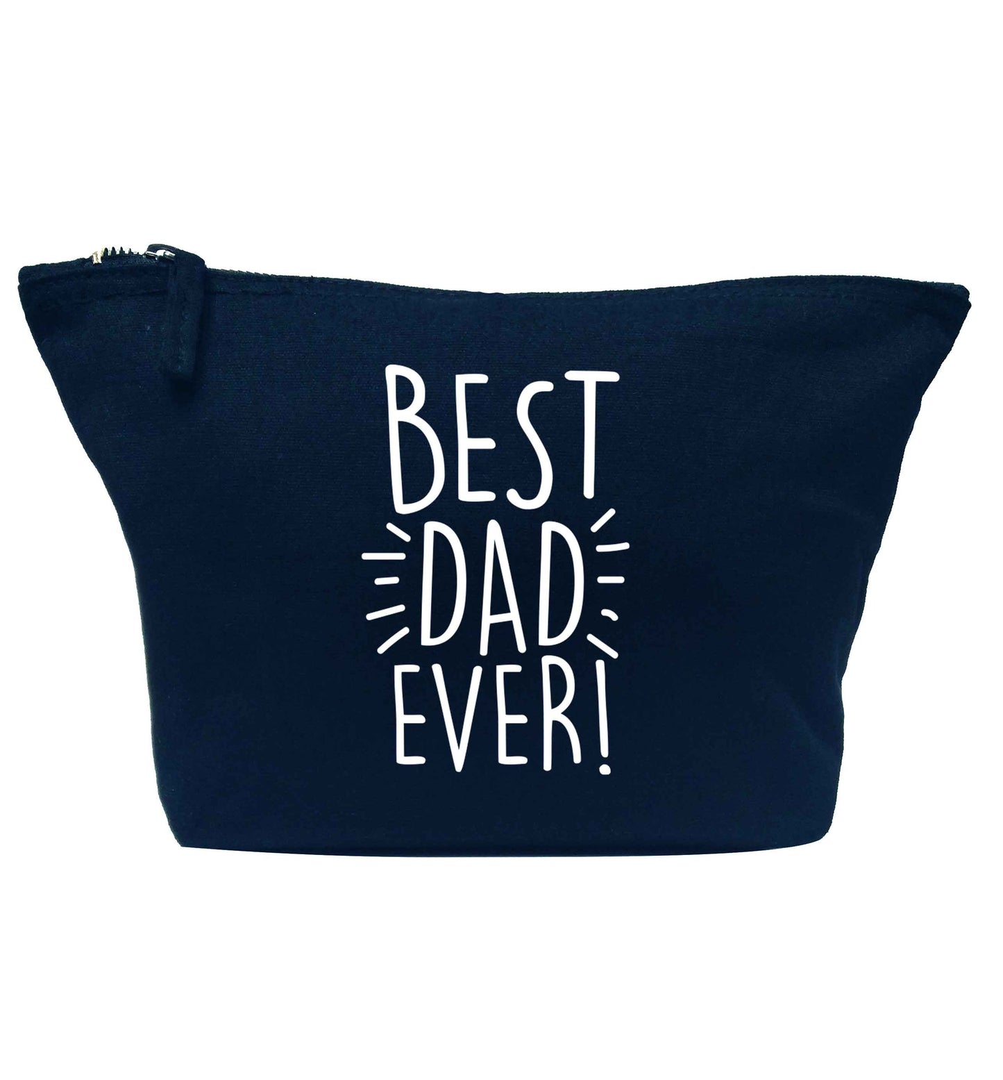 Best dad ever! navy makeup bag