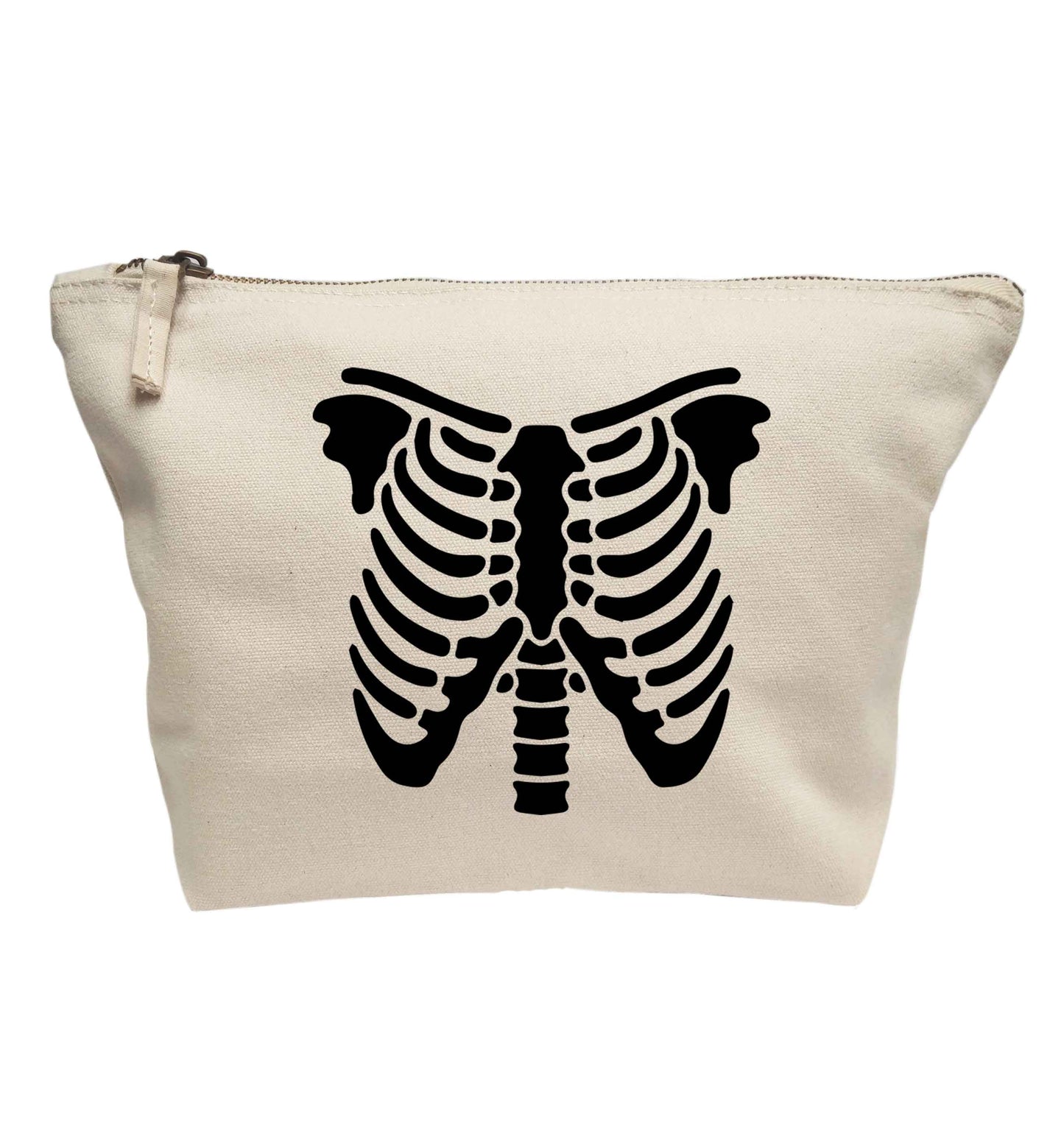 Skeleton ribcage | Makeup / wash bag