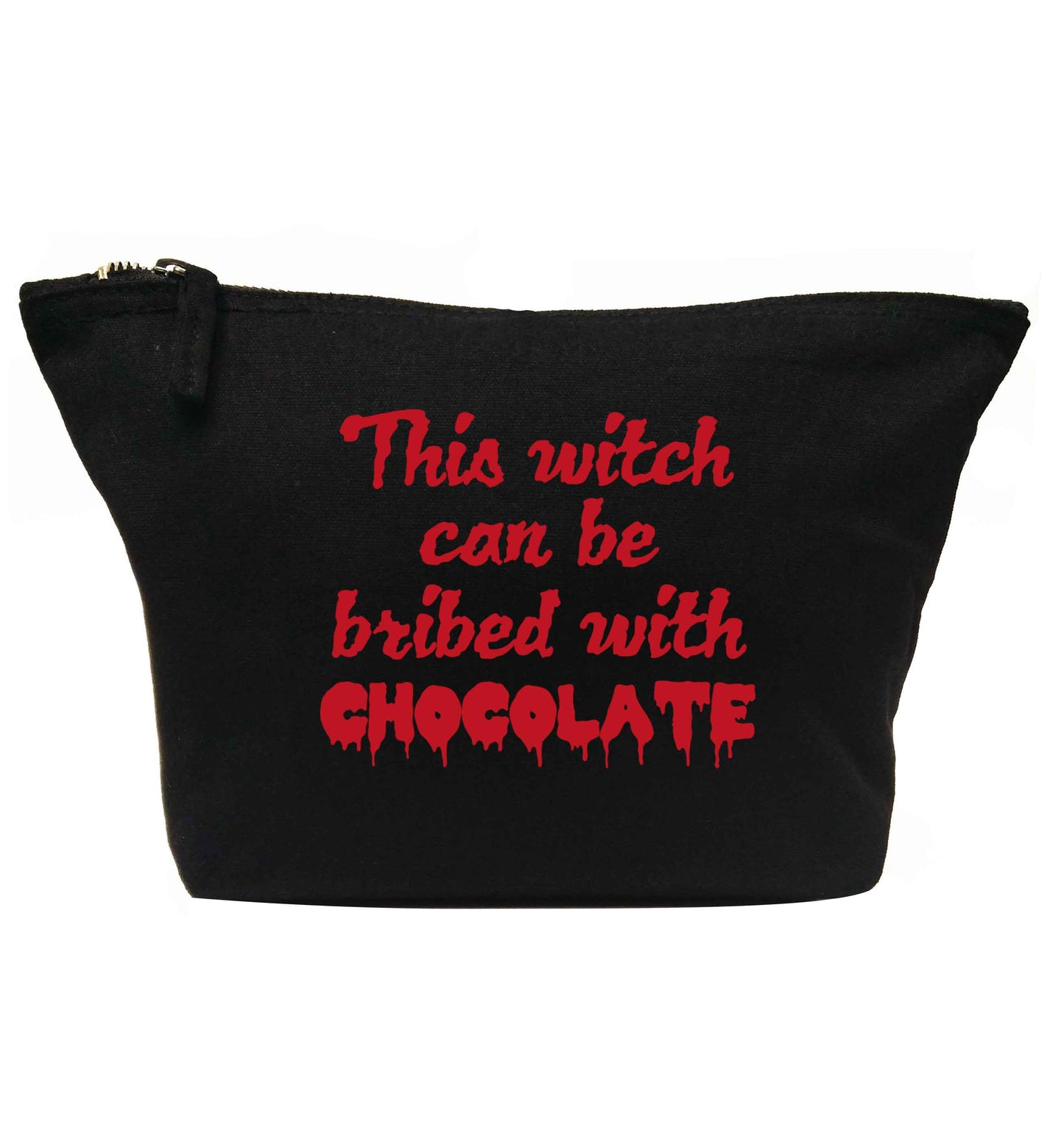 This witch can be bribed with chocolate | Makeup / wash bag