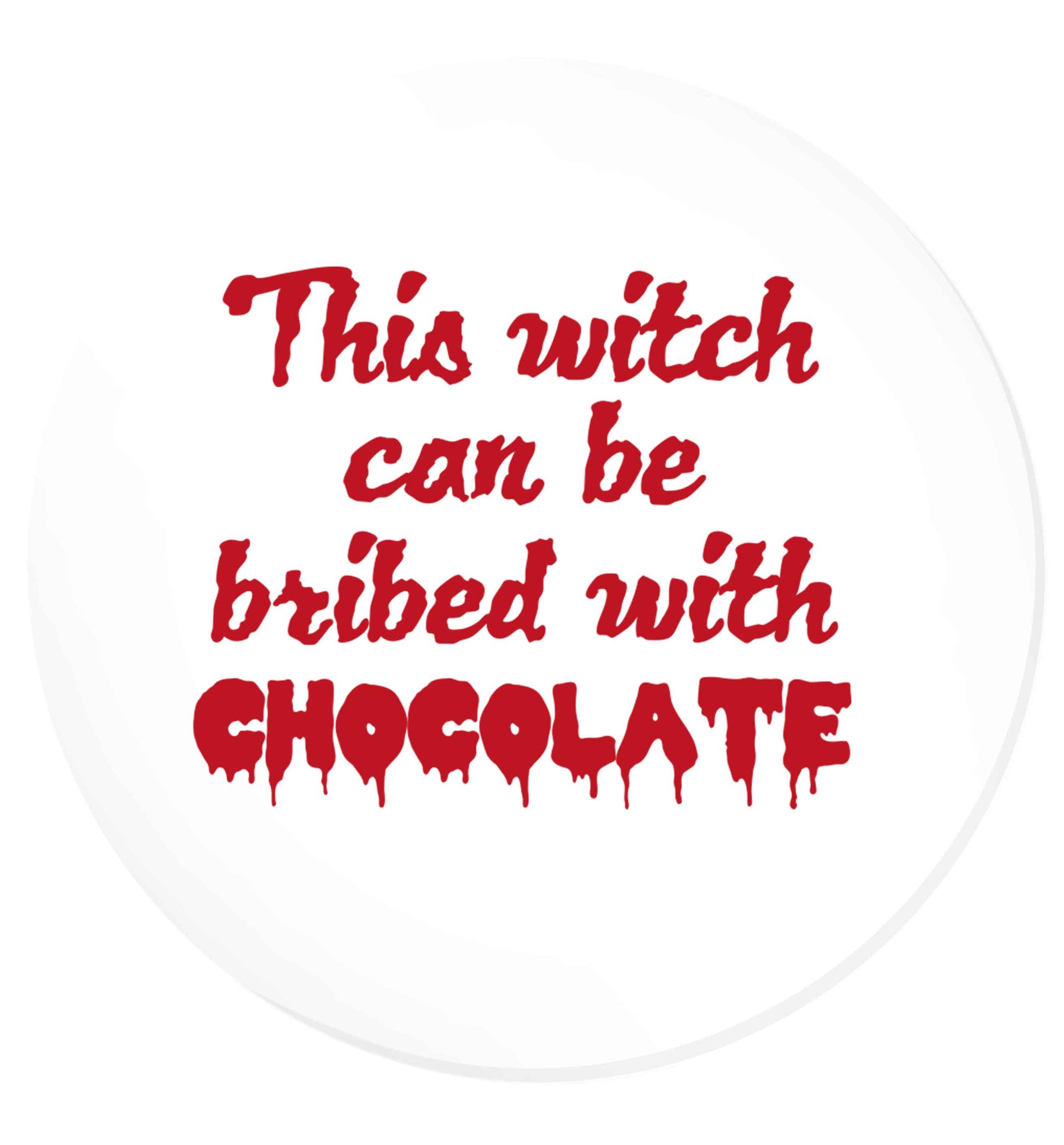 This witch can be bribed with chocolate | Magnet