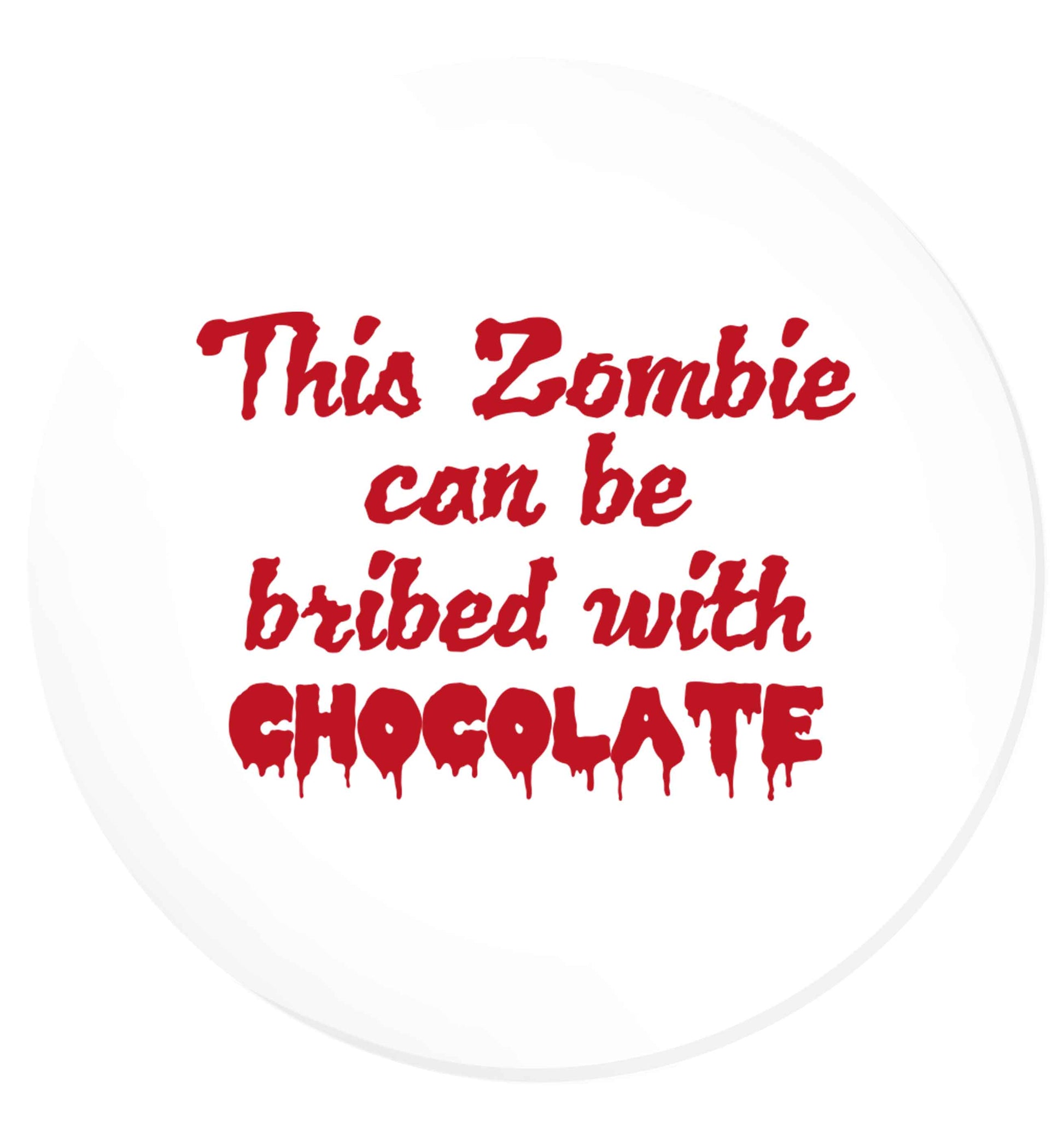 This zombie can be bribed with chocolate | Magnet