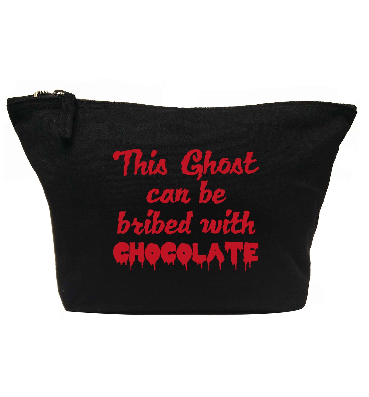 This ghost can be bribed with chocolate | Makeup / wash bag