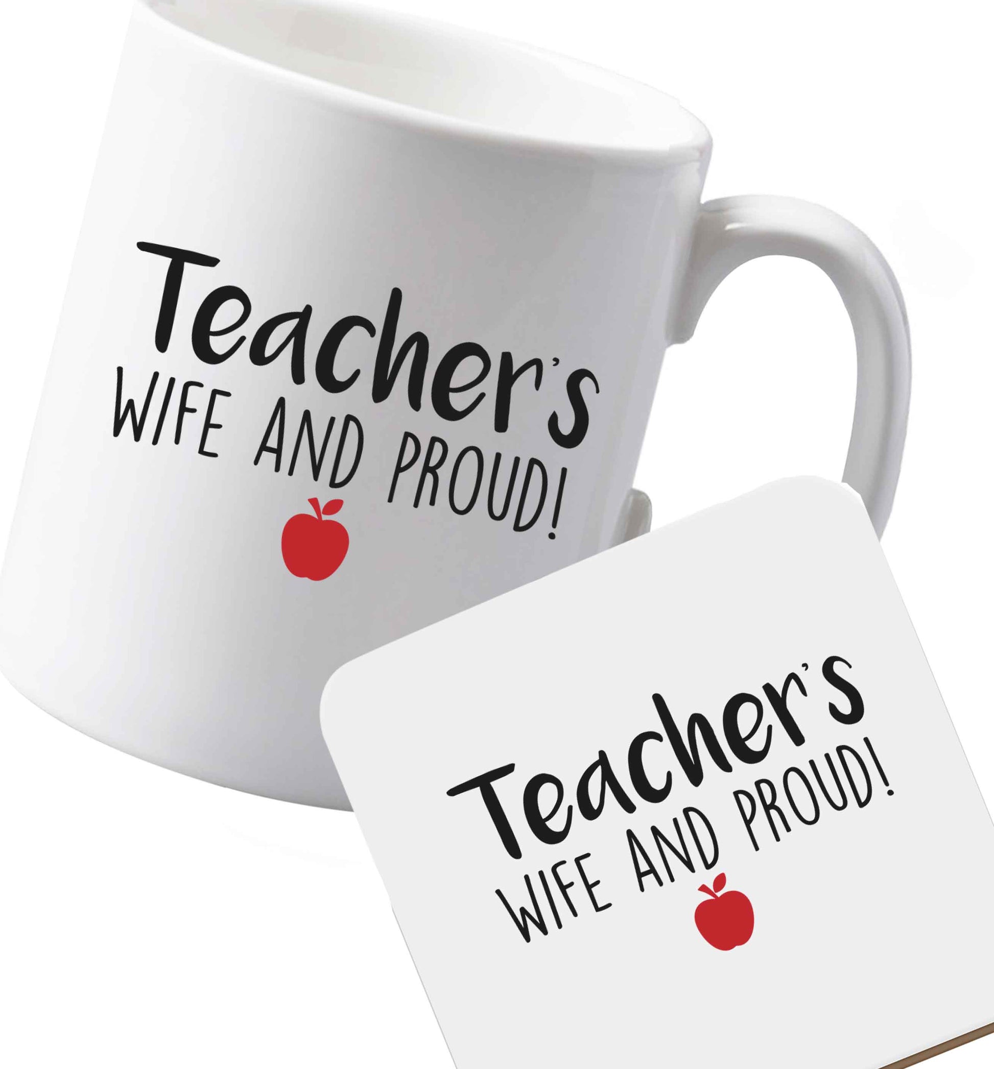 10 oz Ceramic mug and coaster Favourite Type Pan Pancake both sides