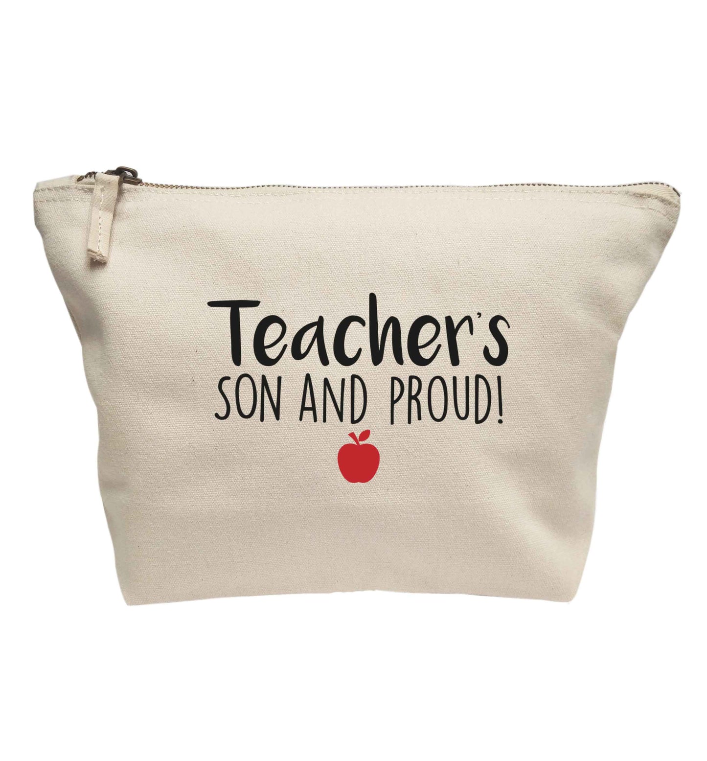 Teachers son and proud | Makeup / wash bag