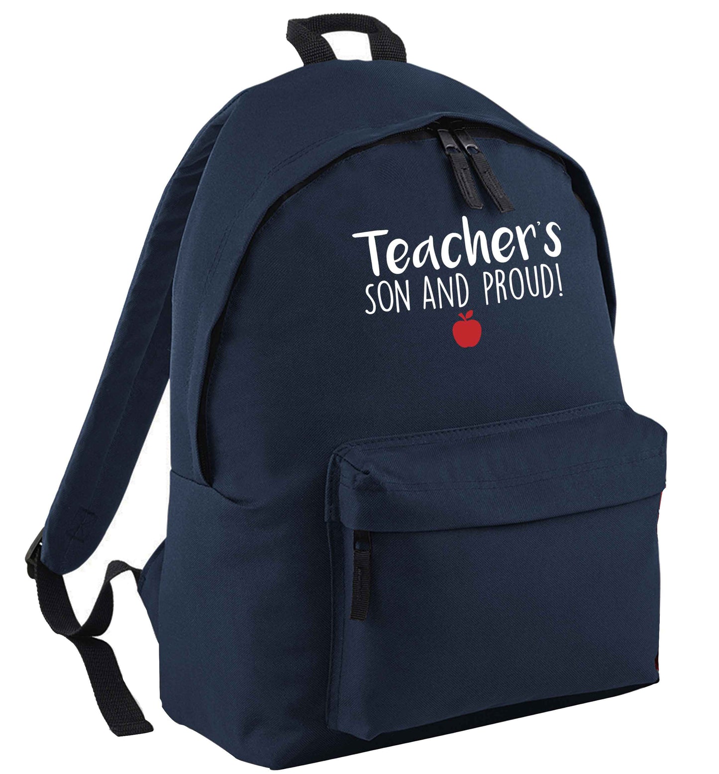 Teachers son and proud navy adults backpack