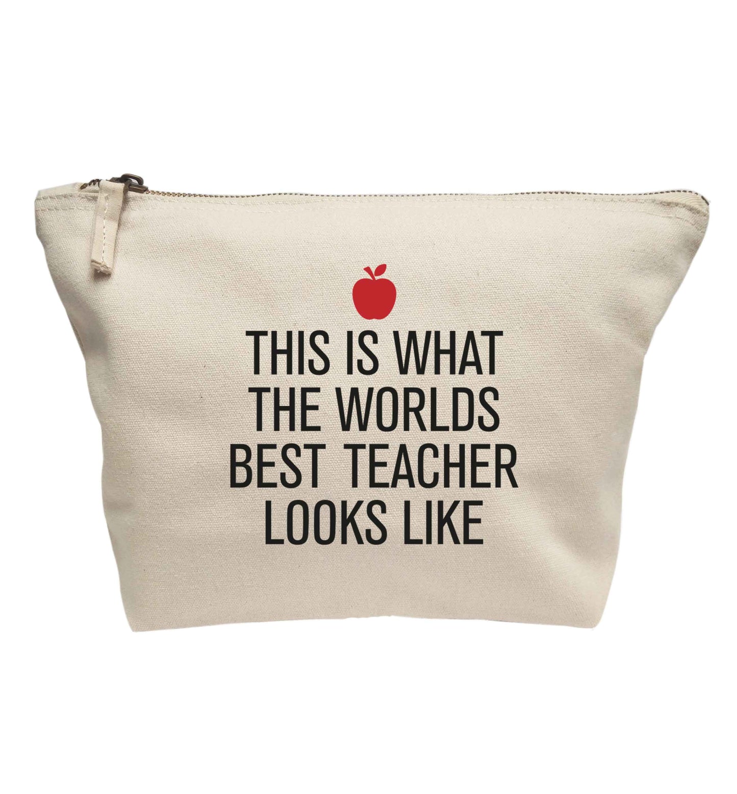 This is what the worlds best teacher looks like | Makeup / wash bag