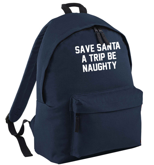 Save Santa a trip be naughty | Children's backpack