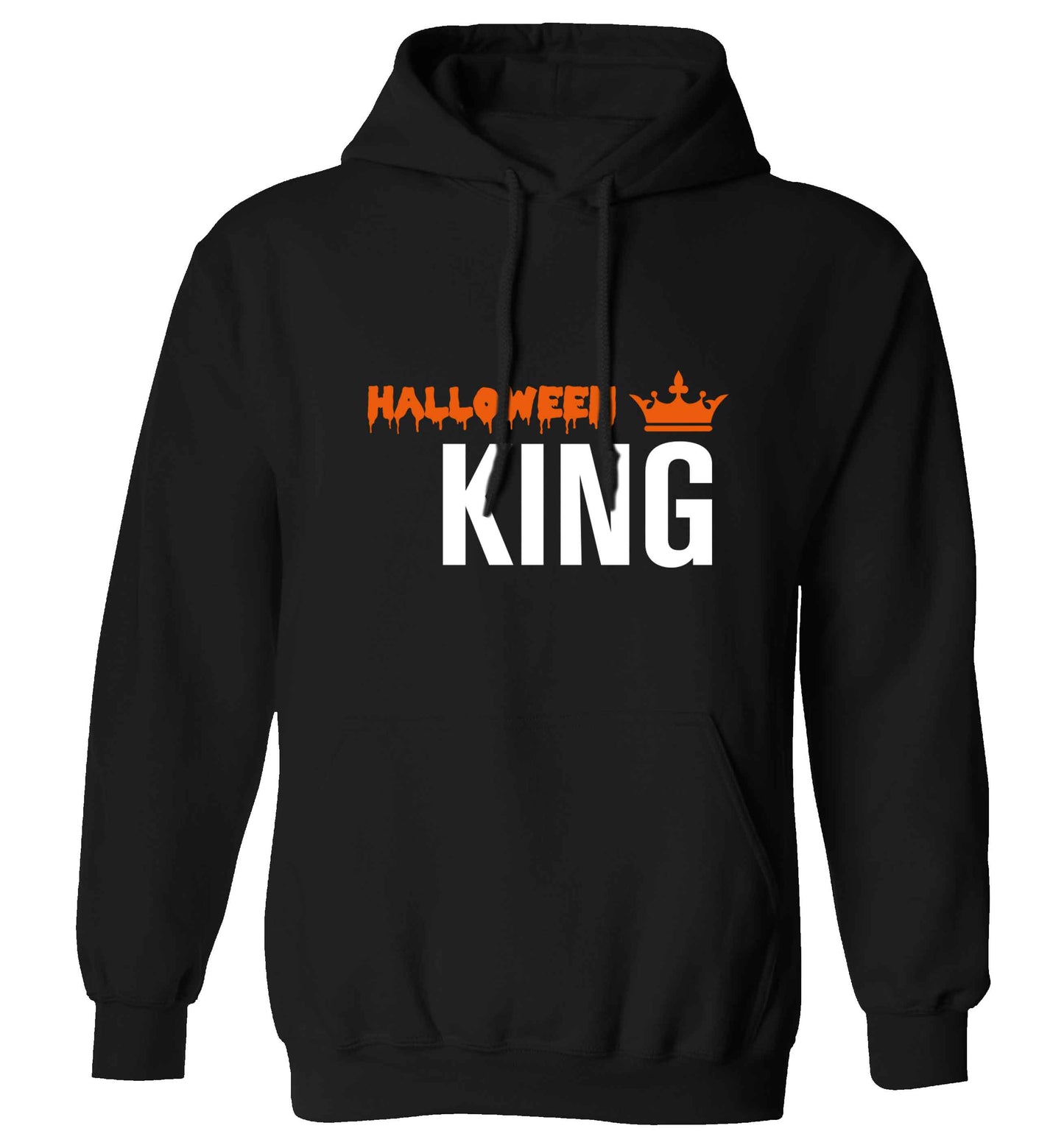 Halloween king adults unisex black hoodie 2XL