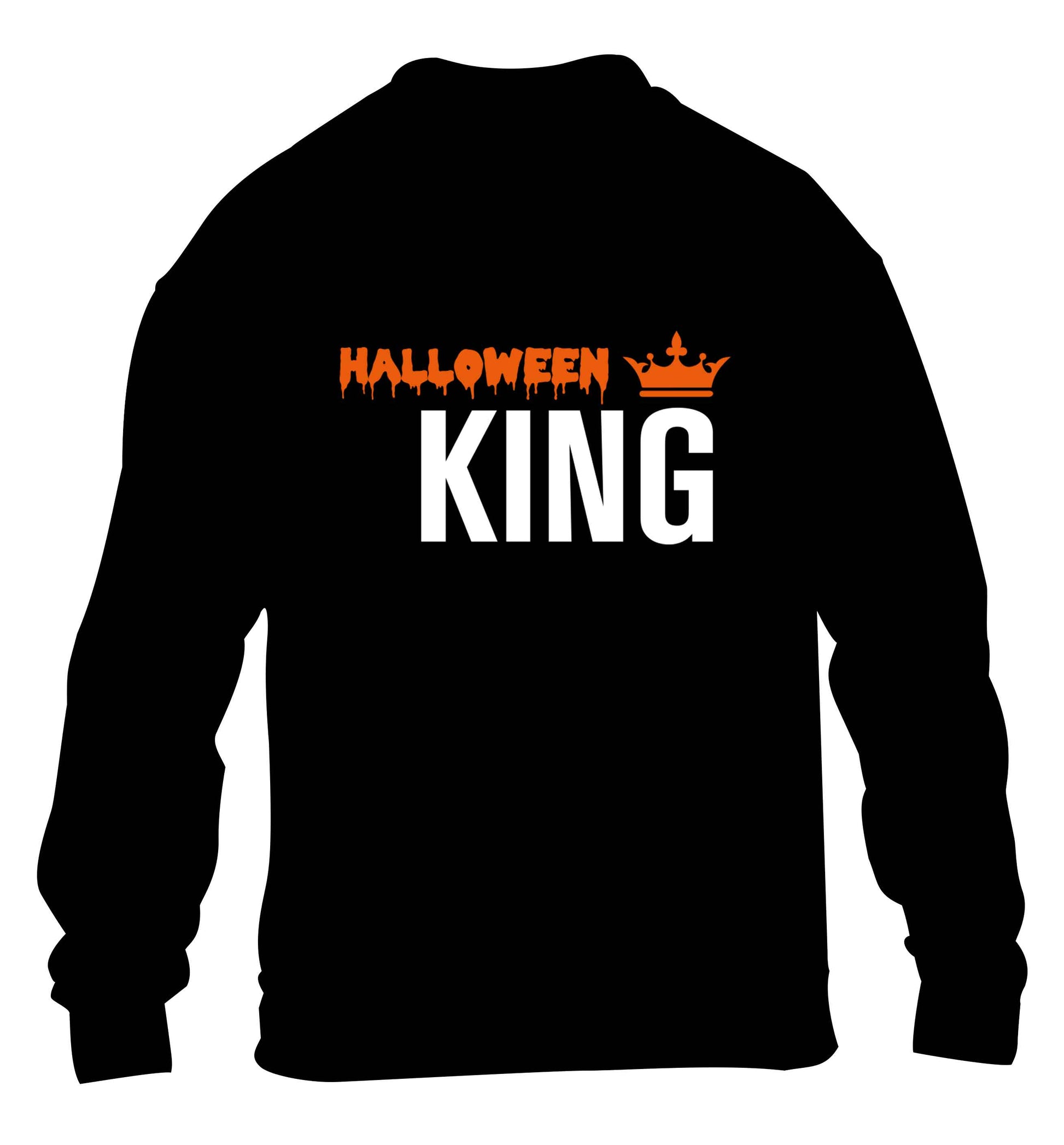 Halloween king children's black sweater 12-13 Years