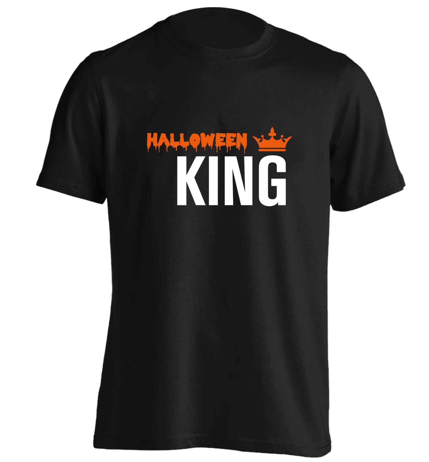 Halloween king adults unisex black Tshirt 2XL