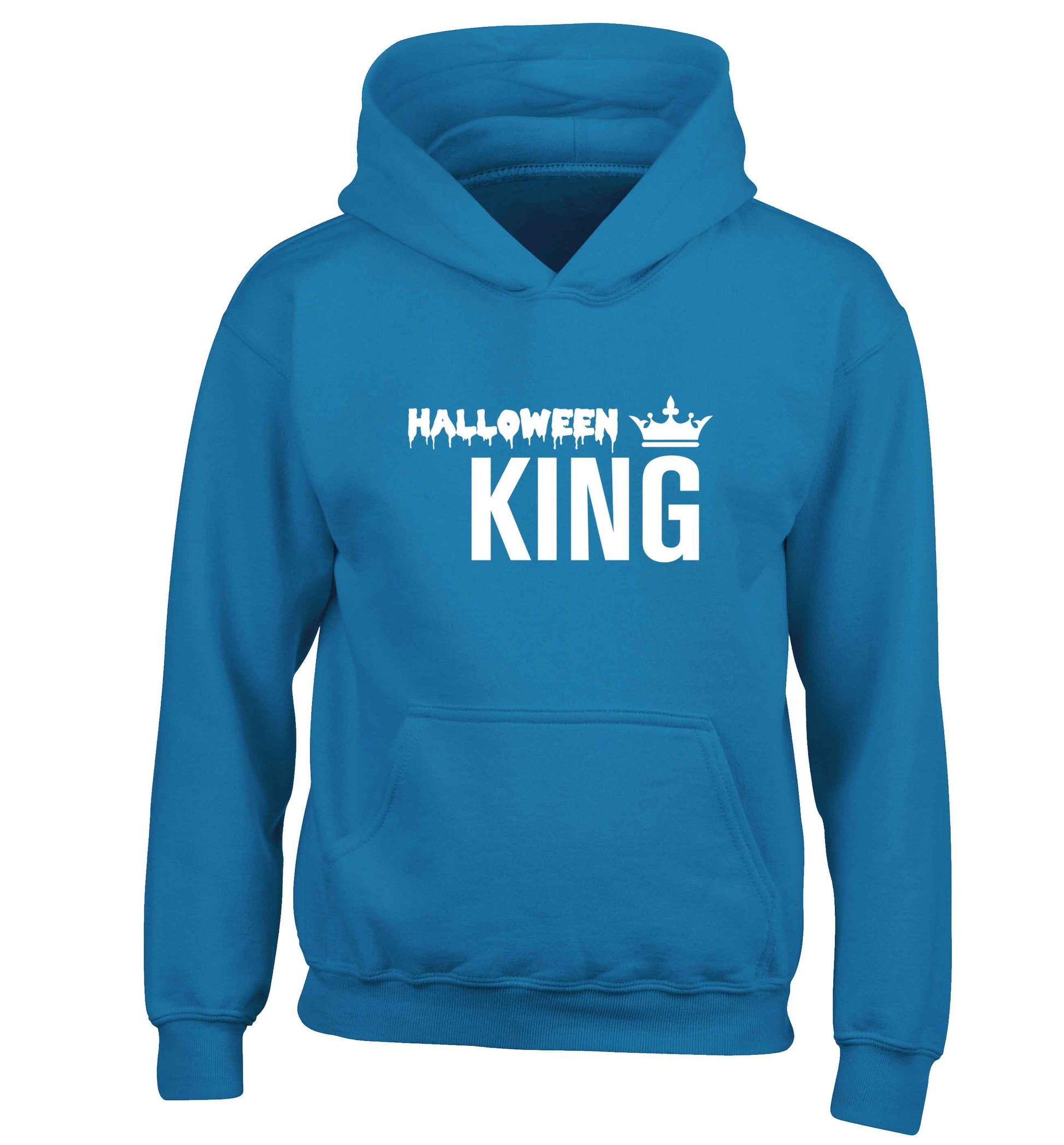 Halloween king children's blue hoodie 12-13 Years