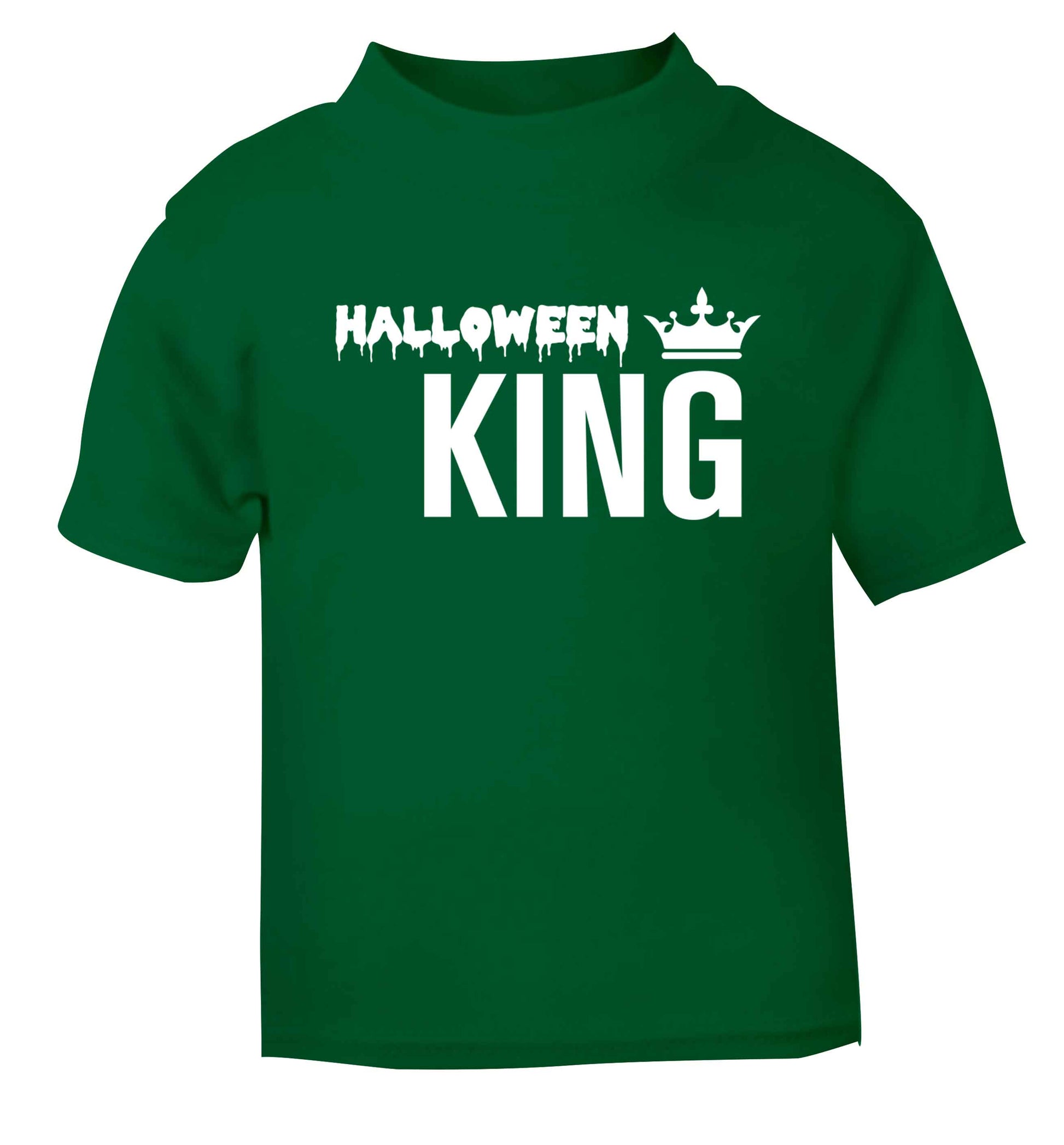 Halloween king green baby toddler Tshirt 2 Years