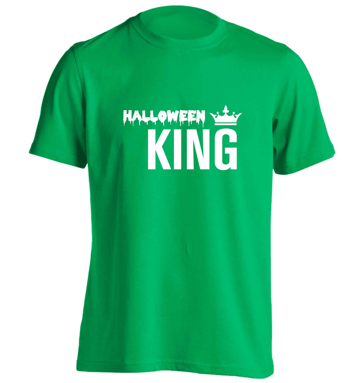 Halloween king adults unisex green Tshirt 2XL