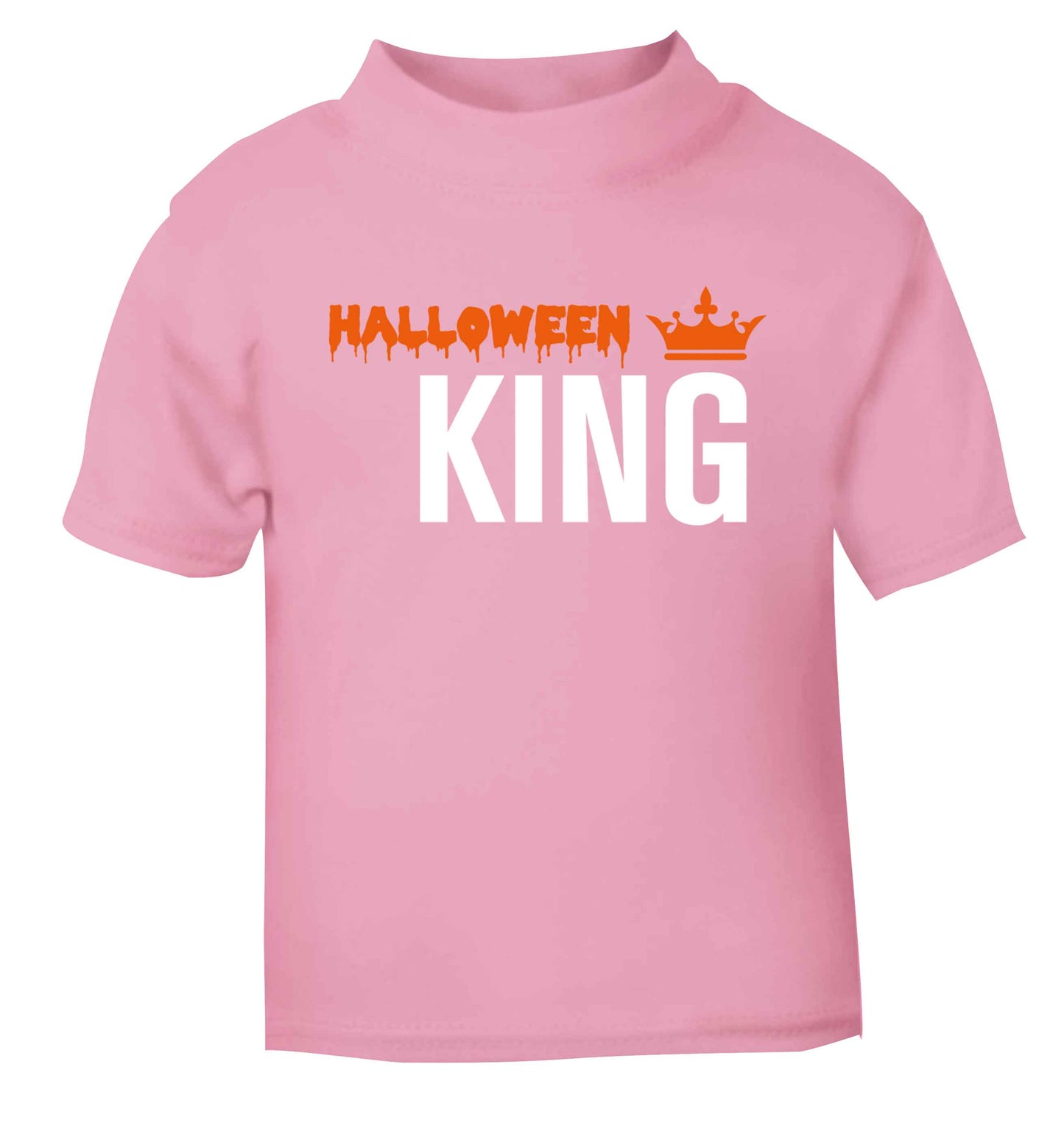 Halloween king light pink baby toddler Tshirt 2 Years
