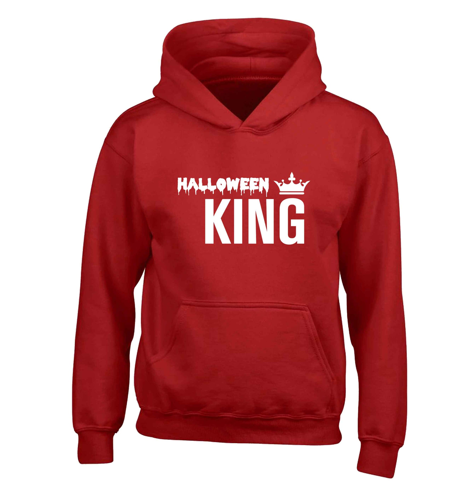 Halloween king children's red hoodie 12-13 Years