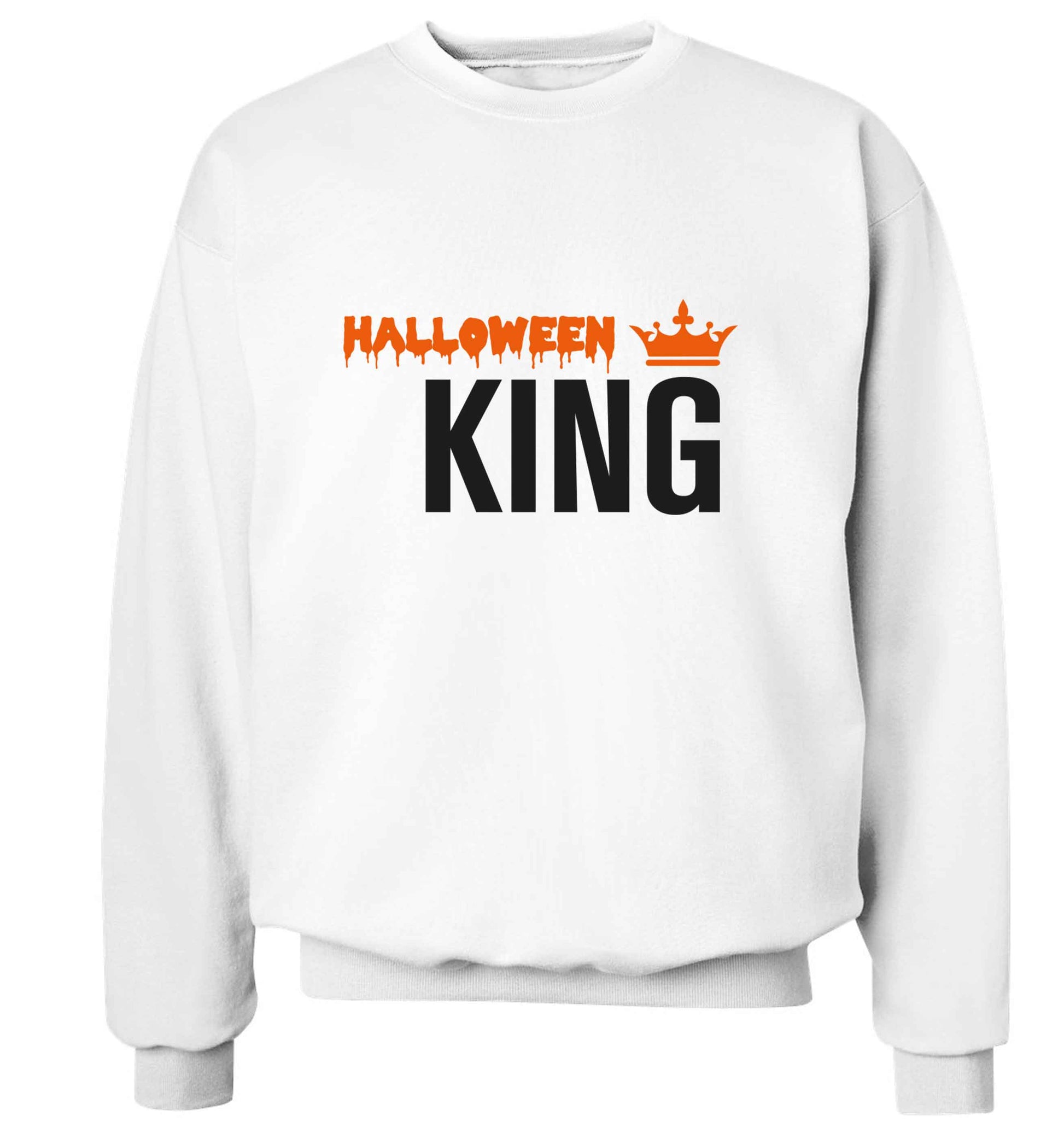 Halloween king adult's unisex white sweater 2XL