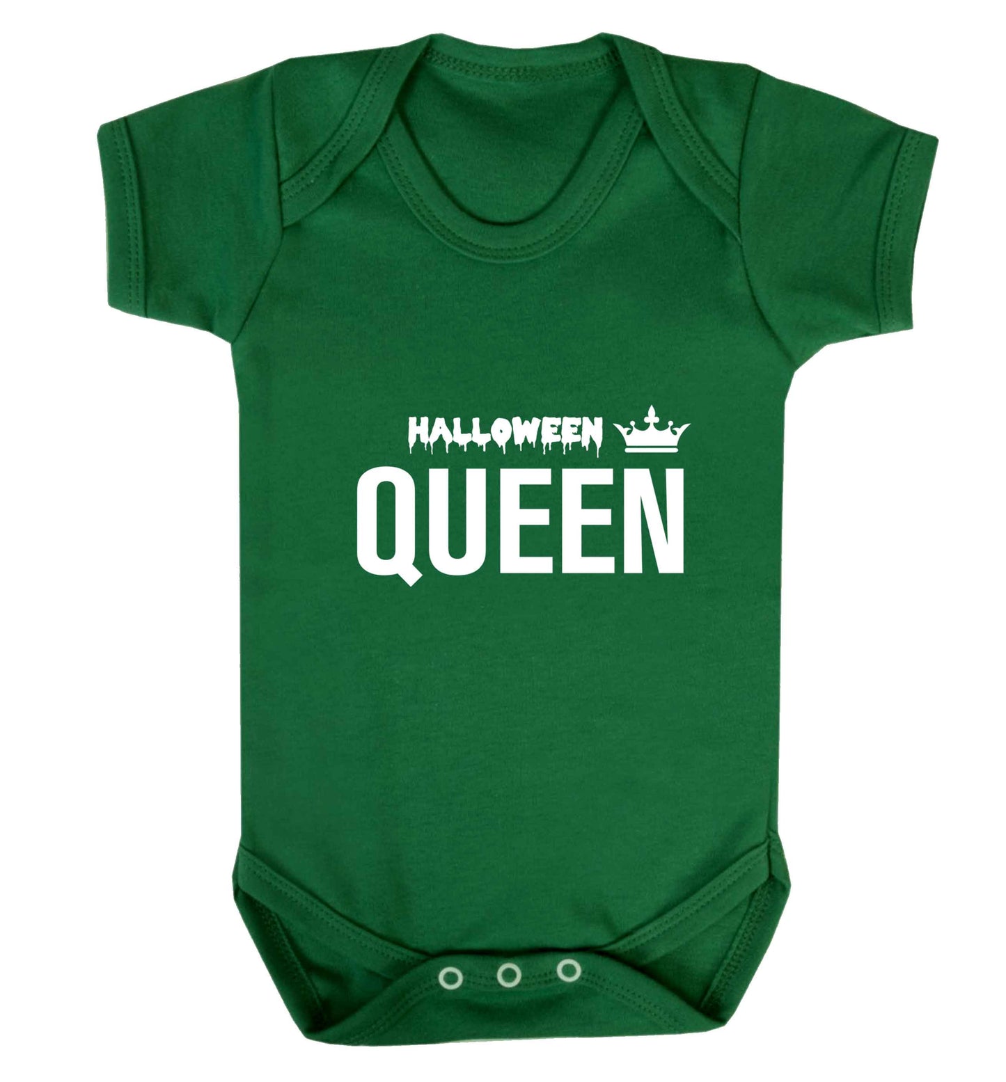 Halloween queen baby vest green 18-24 months
