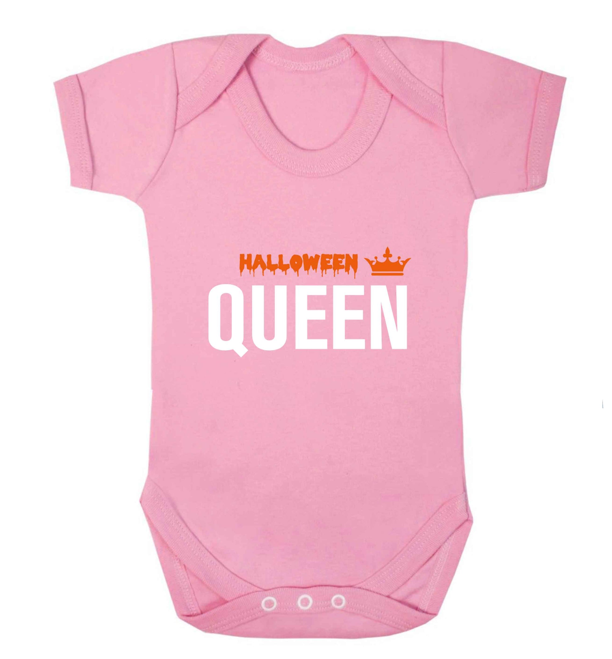 Halloween queen baby vest pale pink 18-24 months