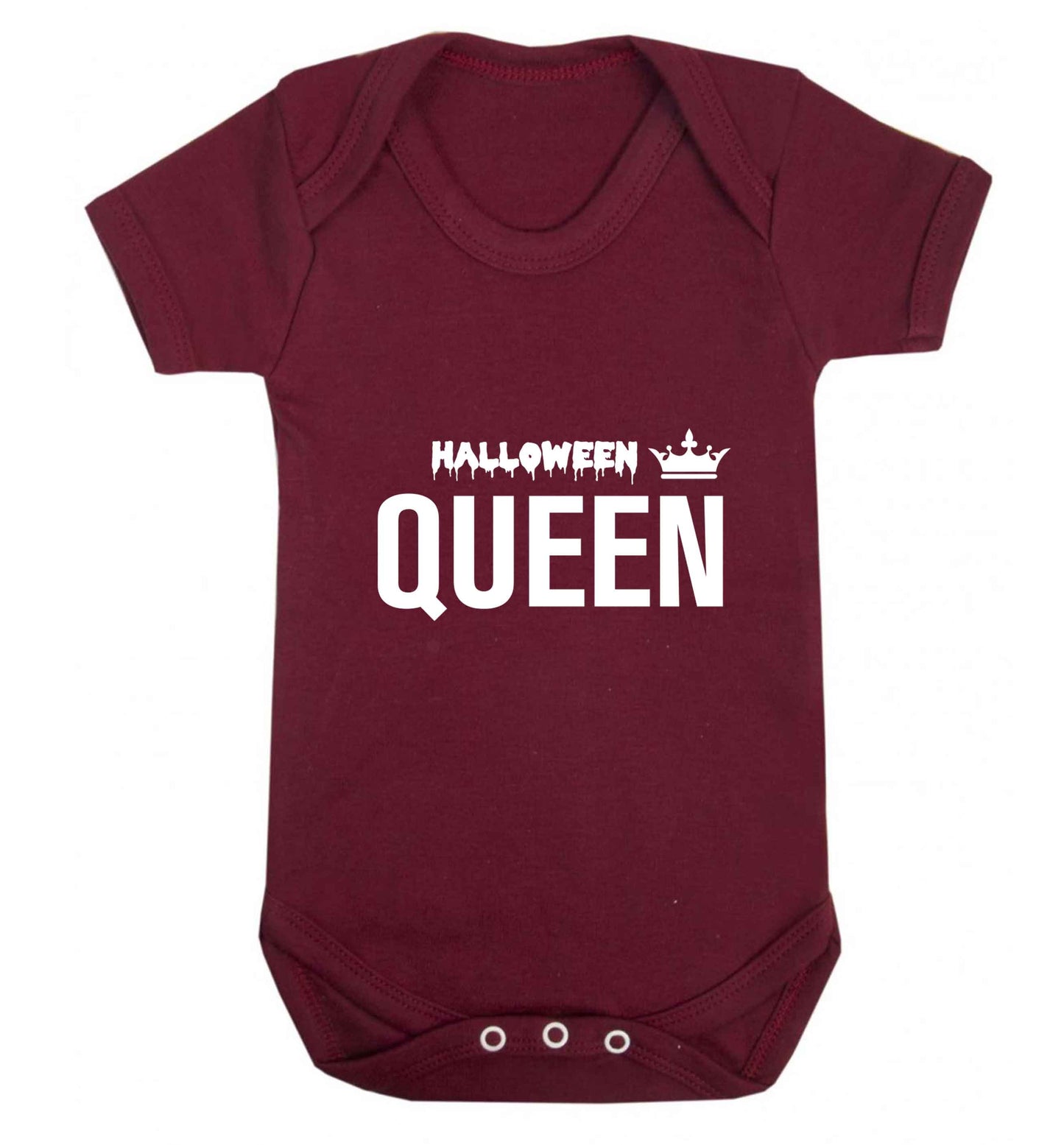 Halloween queen baby vest maroon 18-24 months