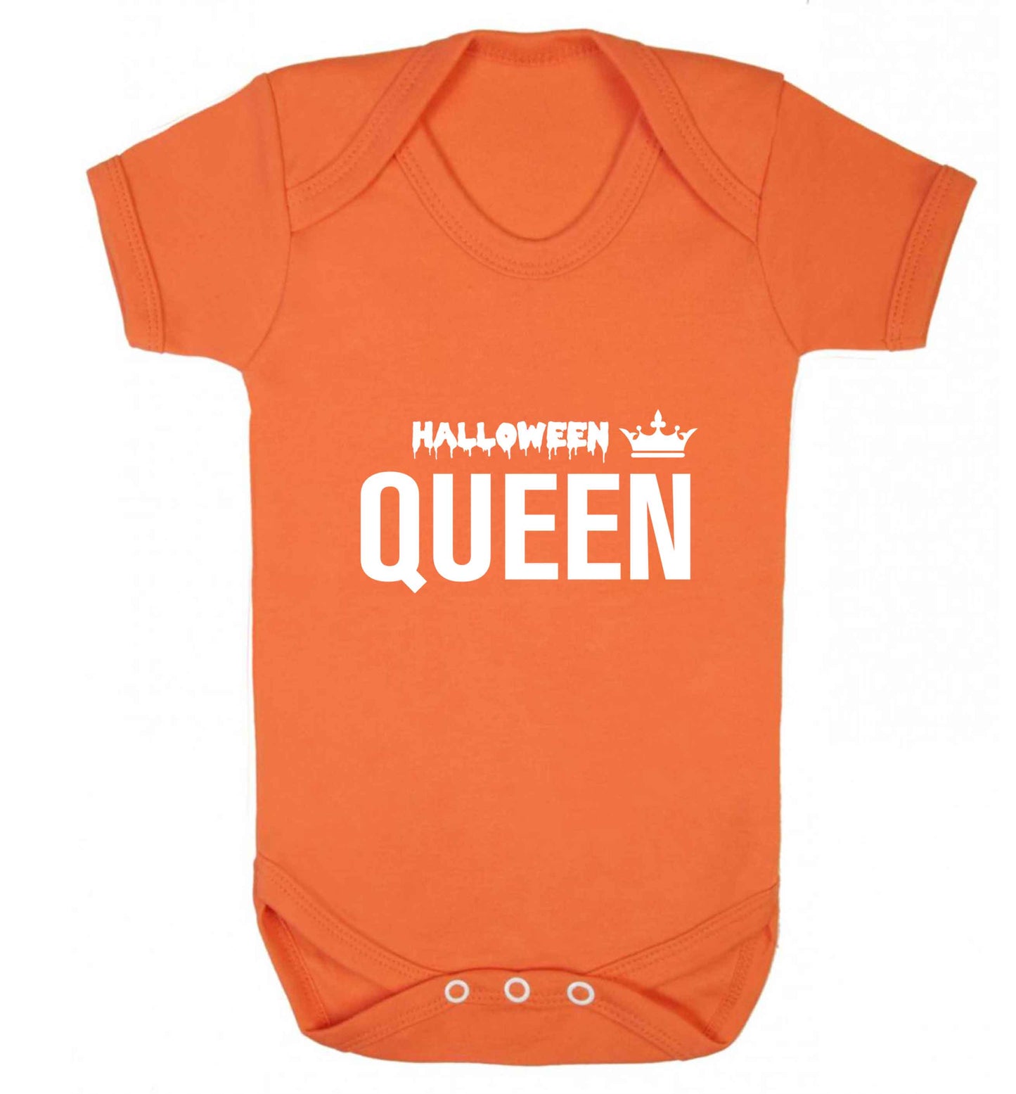 Halloween queen baby vest orange 18-24 months