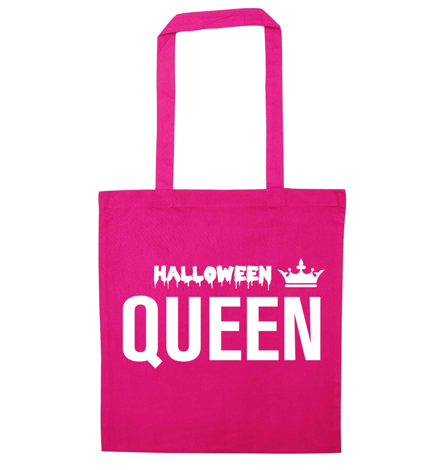 Halloween queen pink tote bag