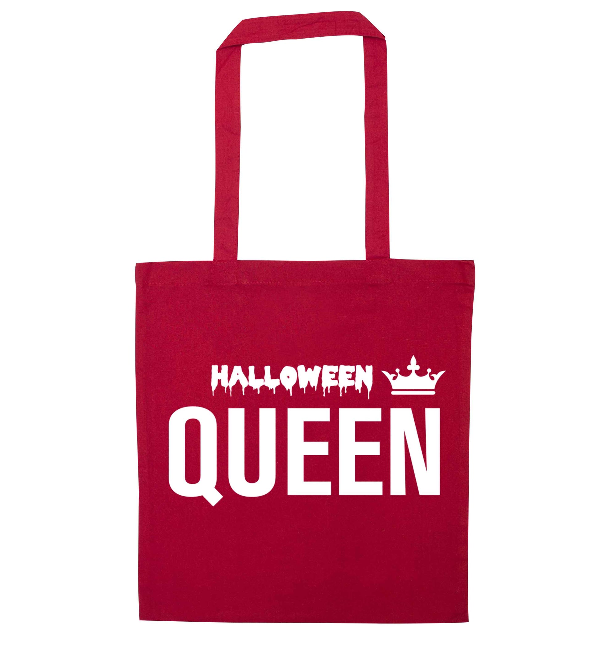 Halloween queen red tote bag