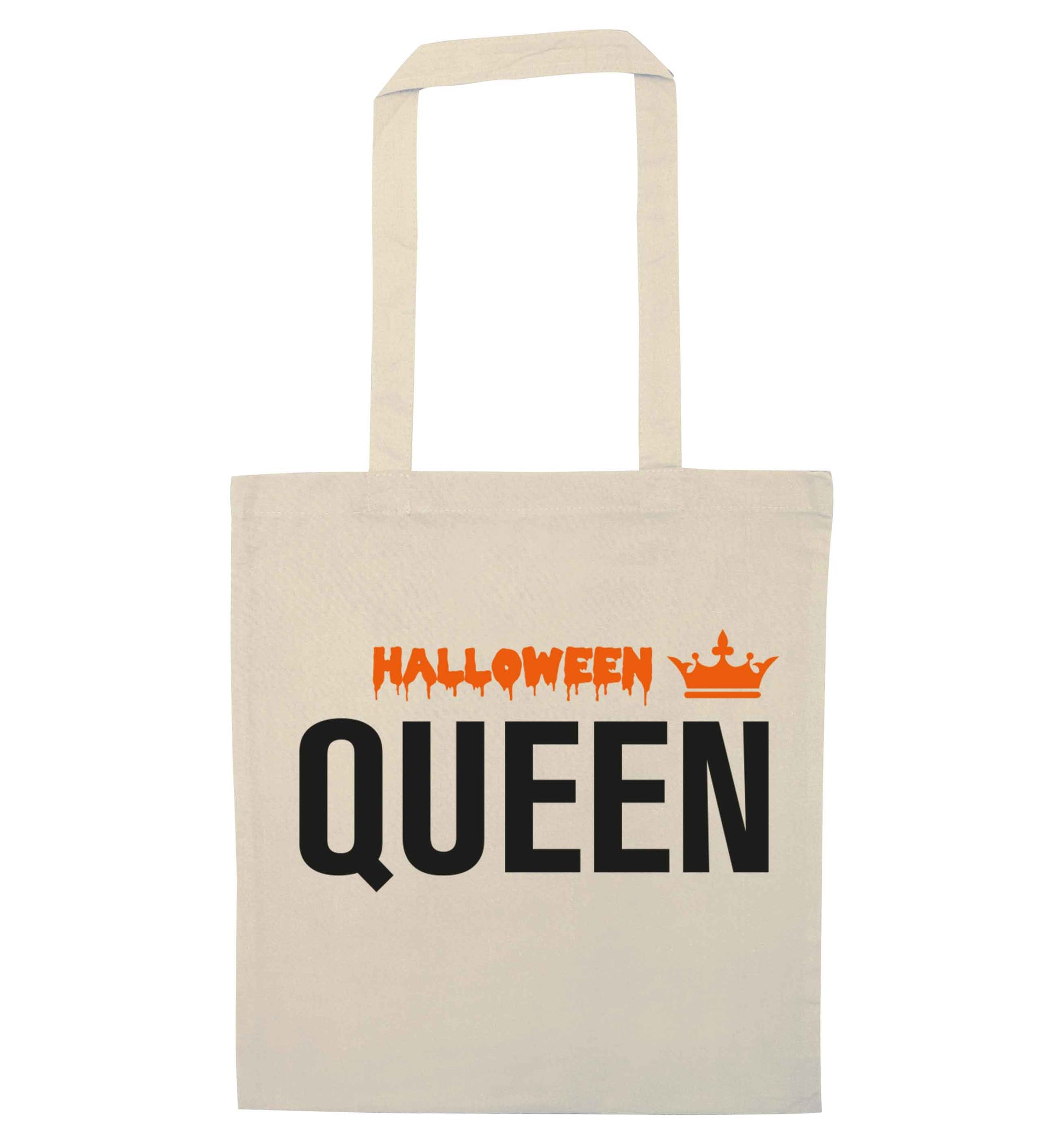 Halloween queen natural tote bag