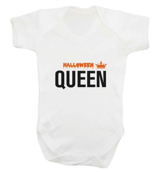 Halloween queen baby vest white 18-24 months