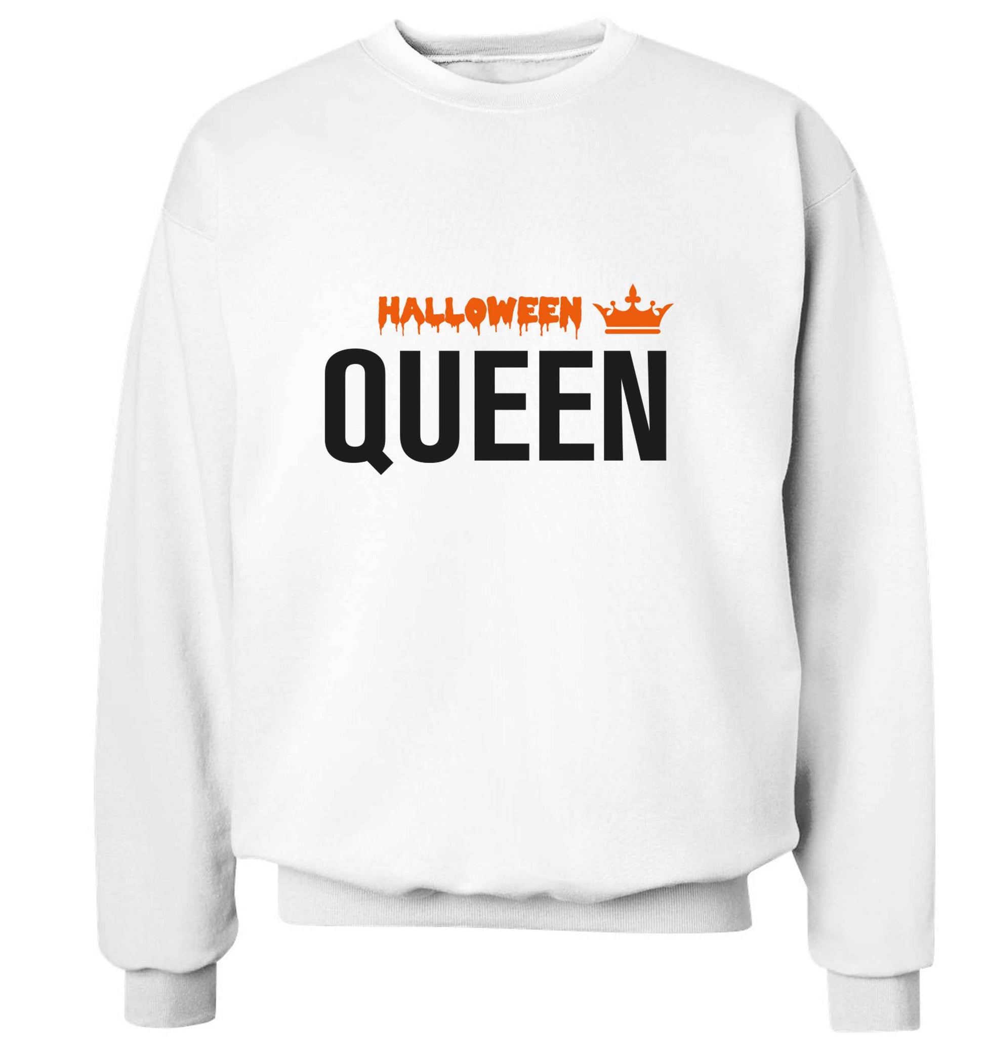 Halloween queen adult's unisex white sweater 2XL