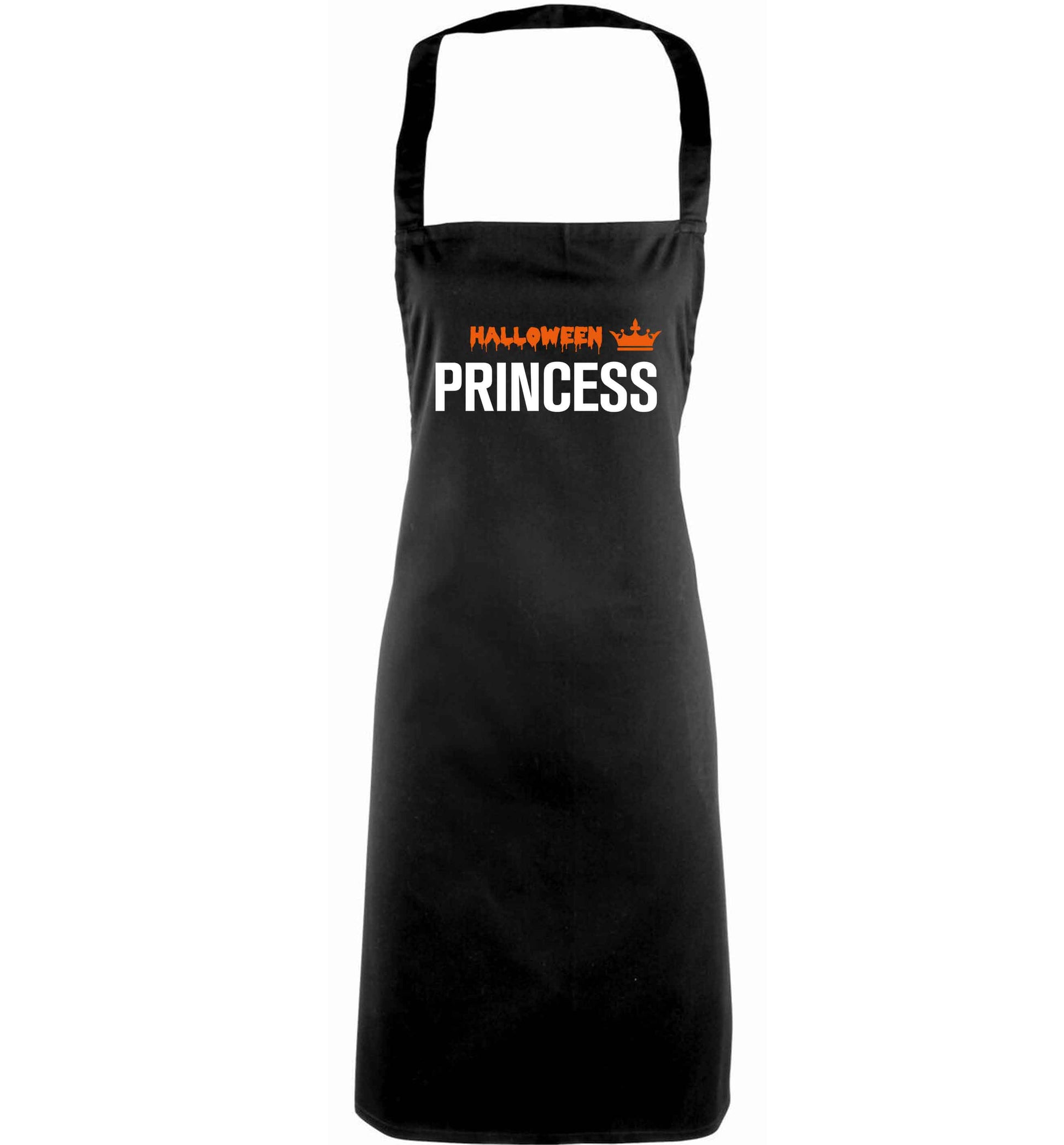 Halloween princess adults black apron