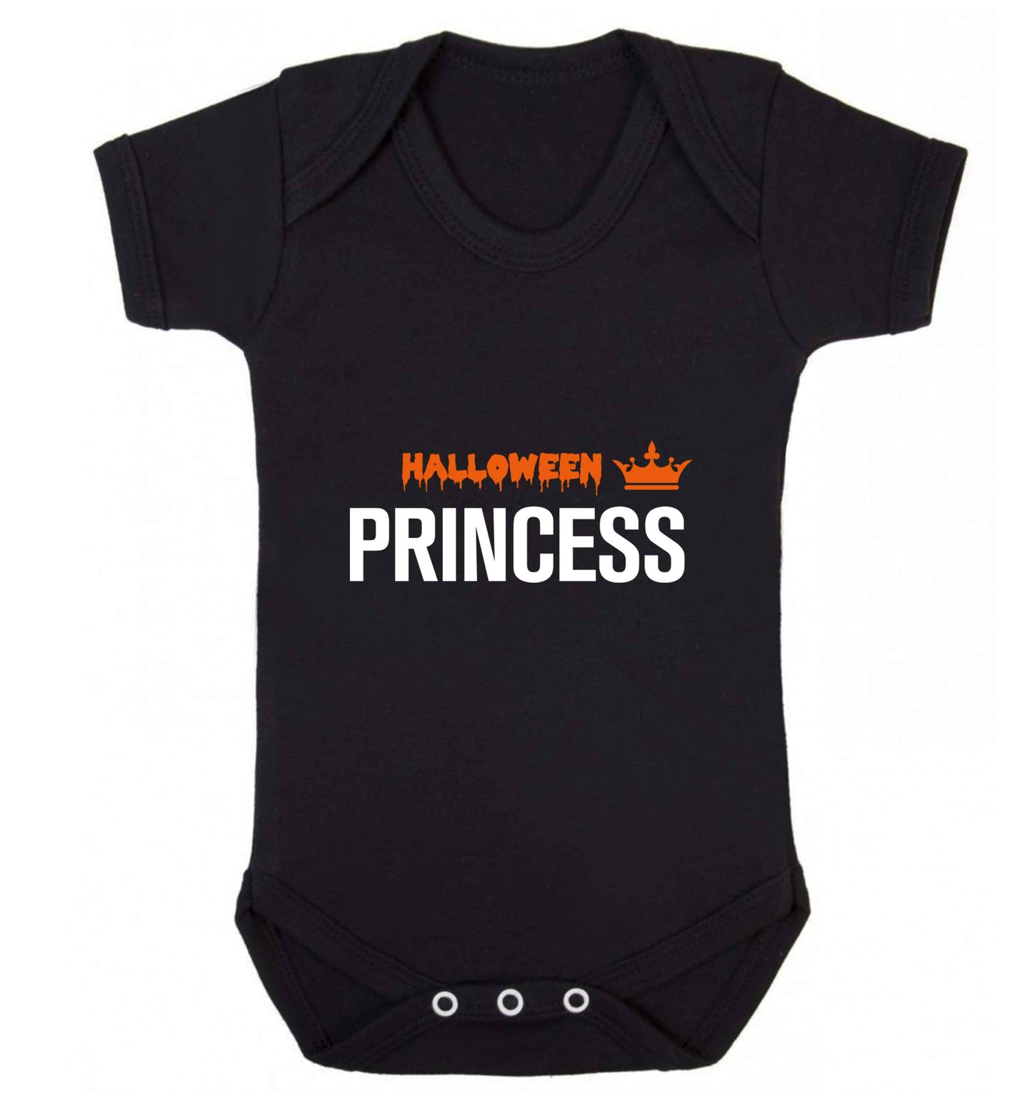 Halloween princess baby vest black 18-24 months