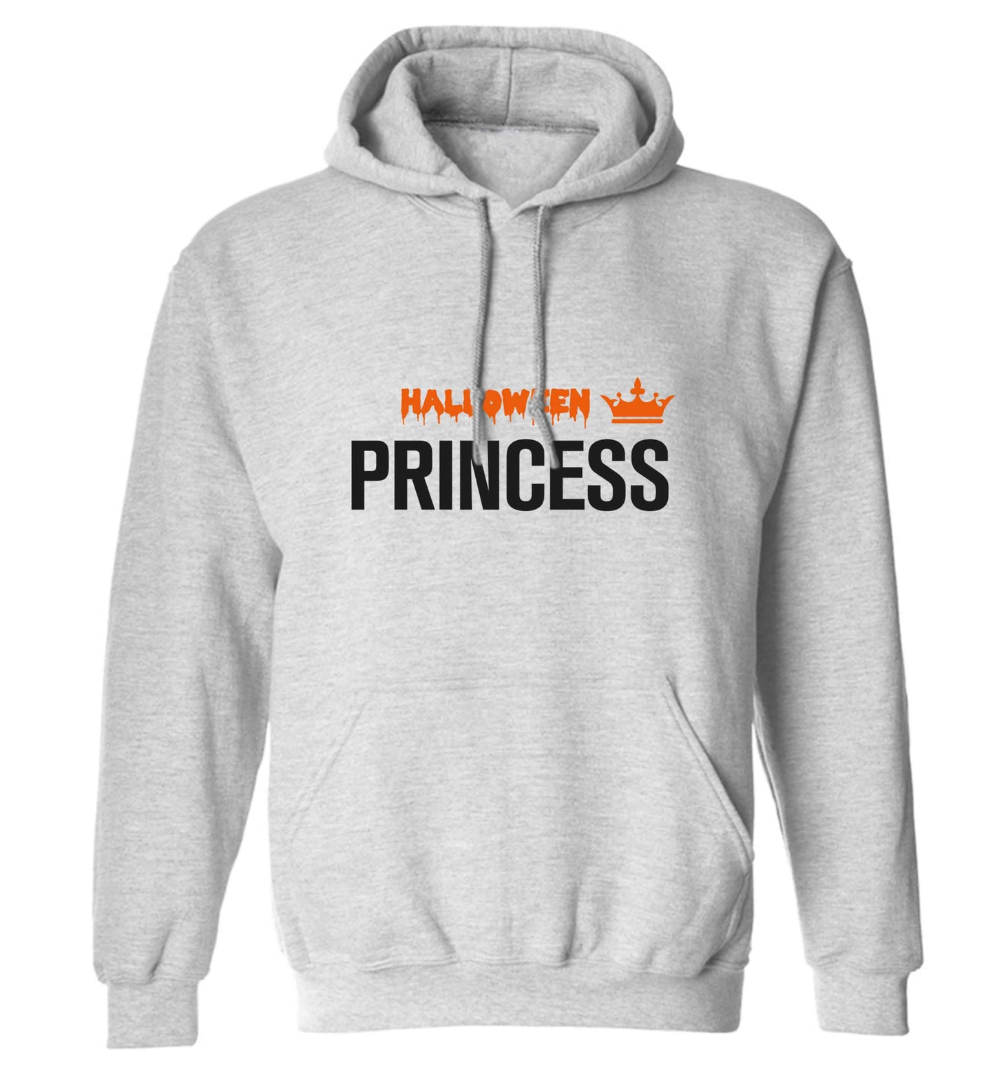 Halloween princess adults unisex grey hoodie 2XL