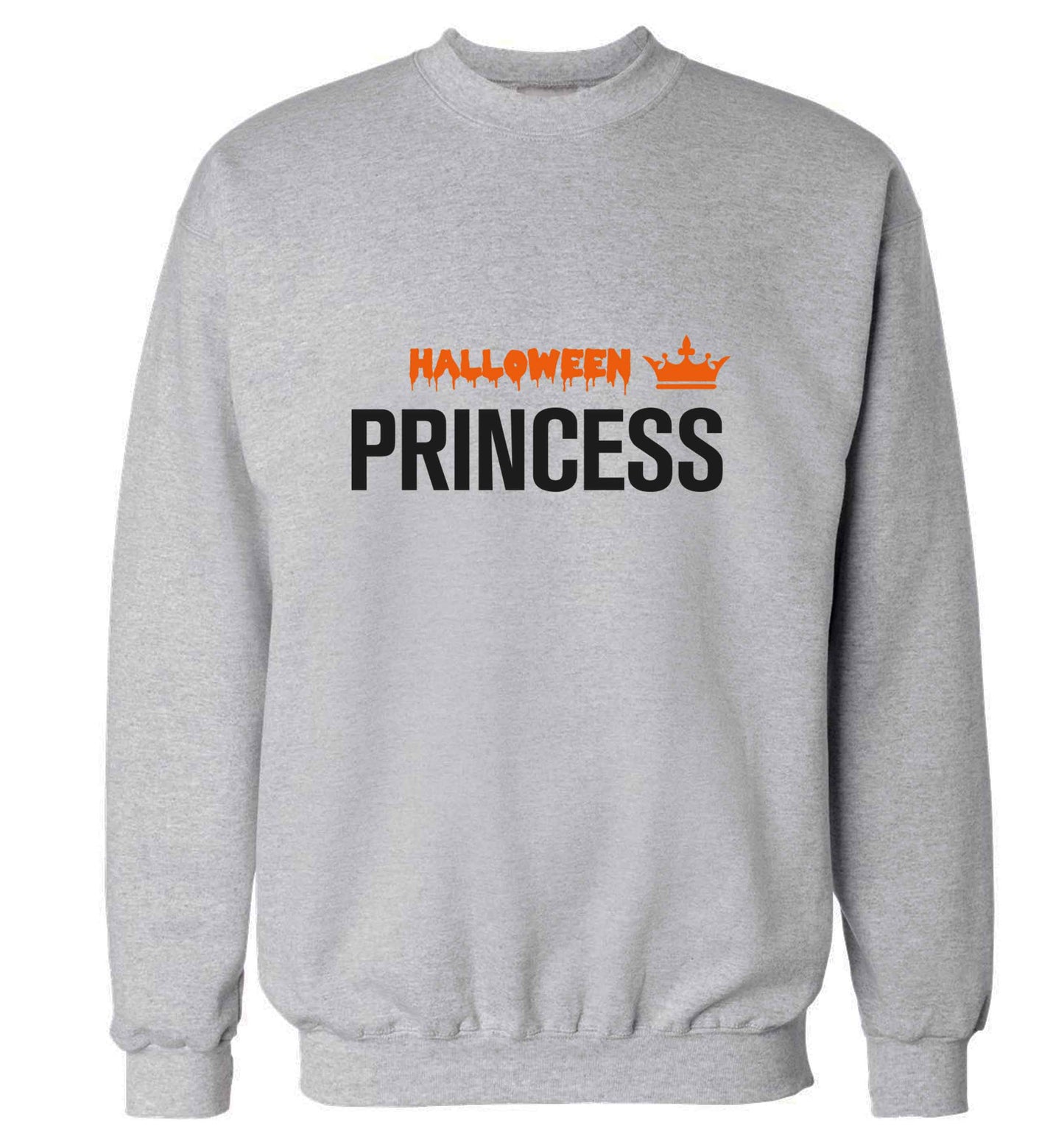 Halloween princess adult's unisex grey sweater 2XL