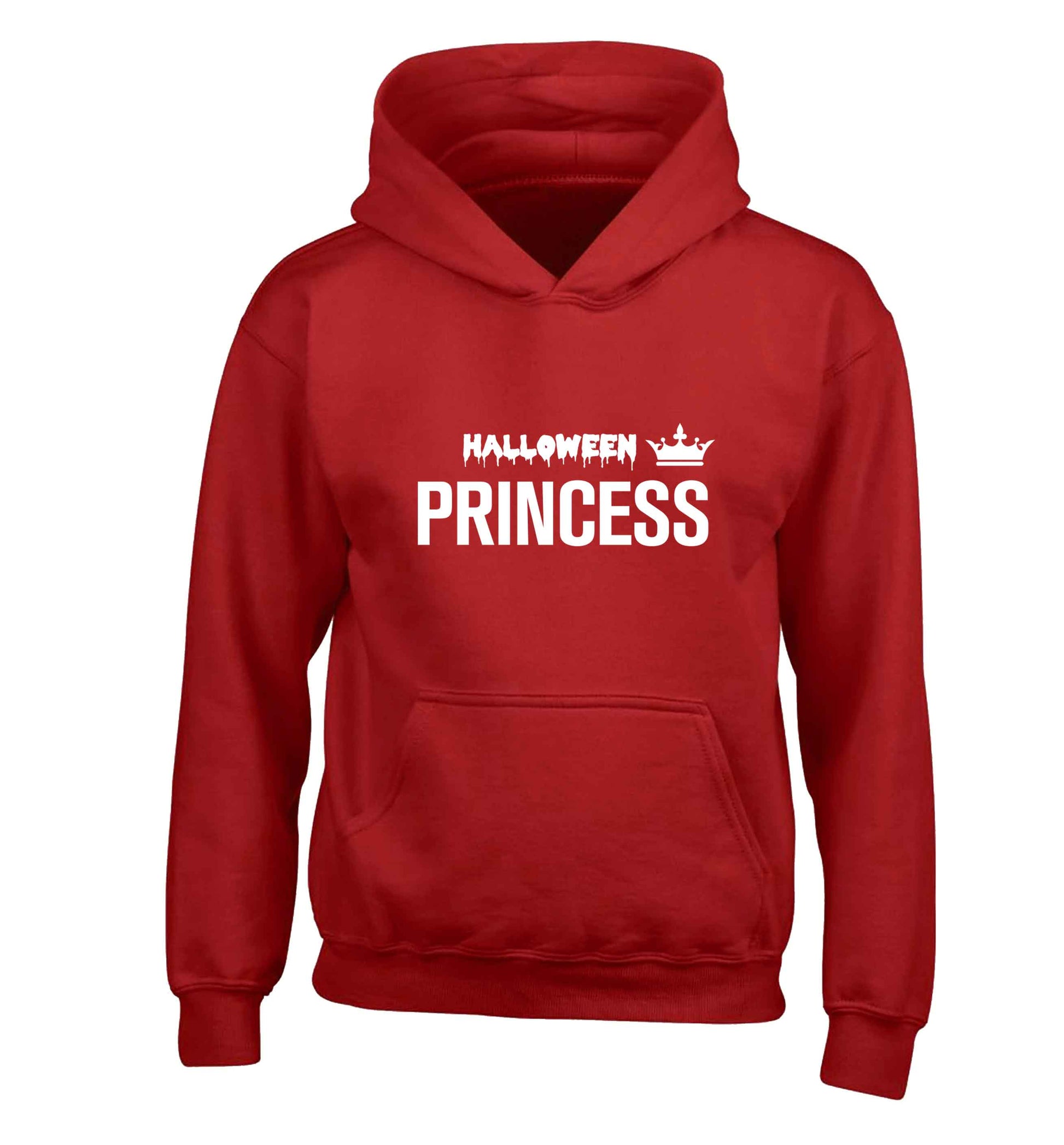 Halloween princess children's red hoodie 12-13 Years